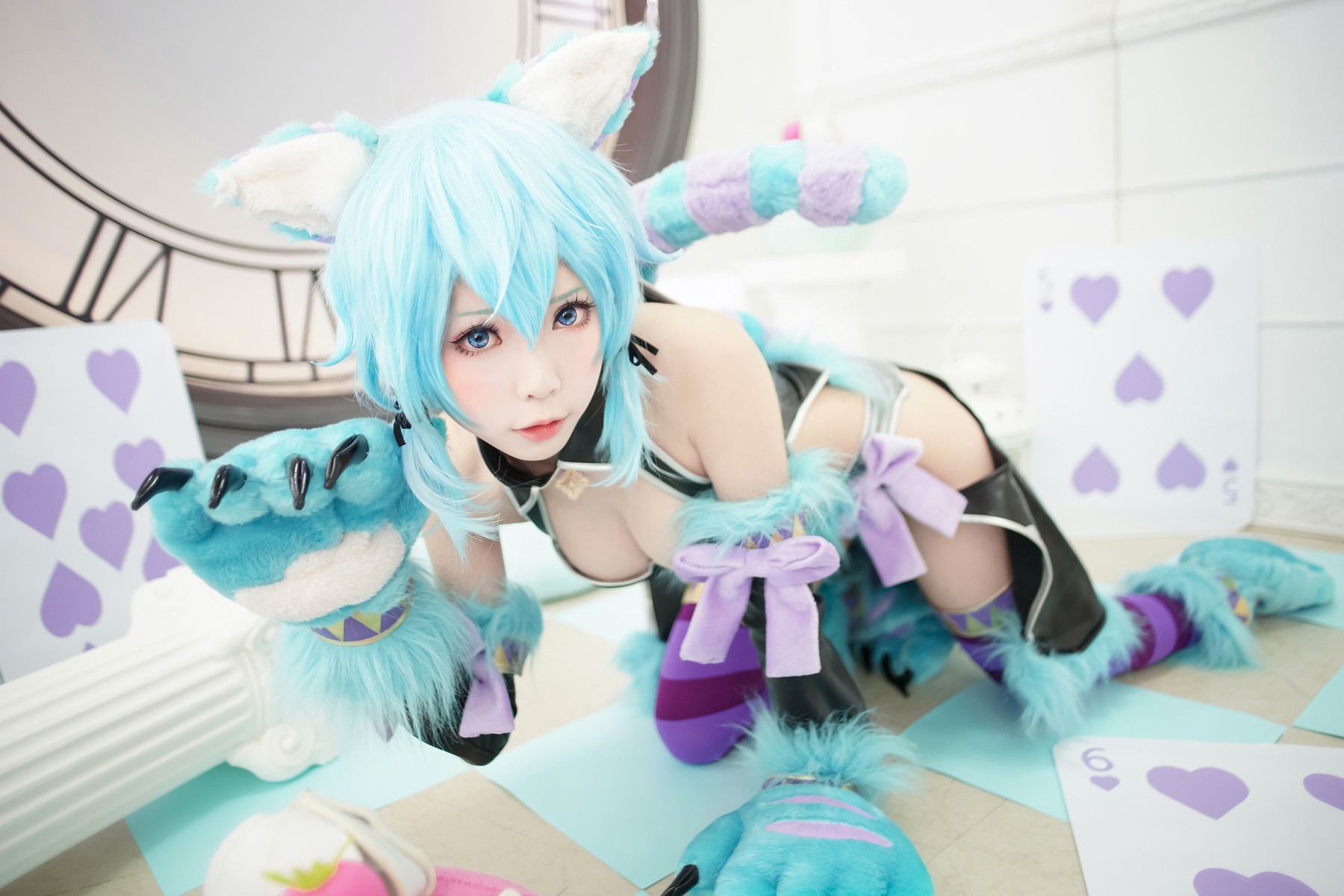 Cosplay ElyEE子 诗乃扑克猫(2)