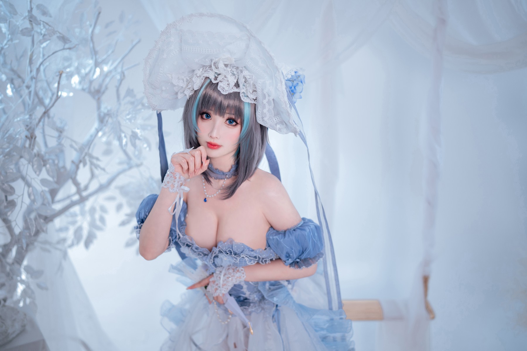 Cosplay Rioko凉凉子 柴郡冰雪公主(30)