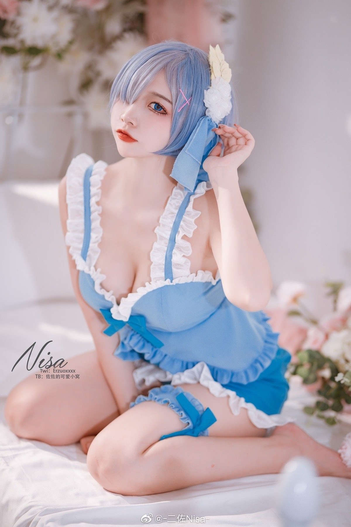 二佐Nisa Cosplay 蕾姆(5)