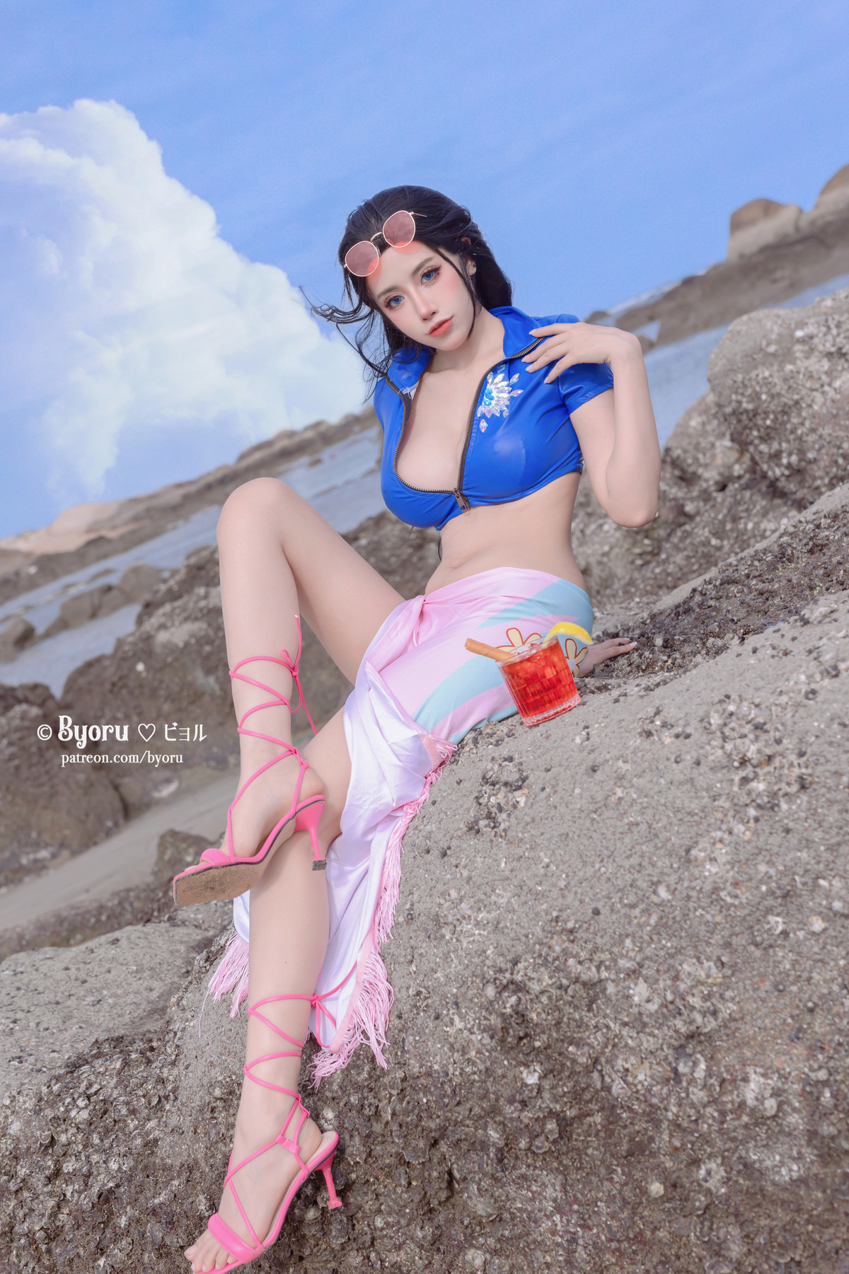 Cosplay 萝莉Byoru Nico Robin ニコ・ロビン(14)