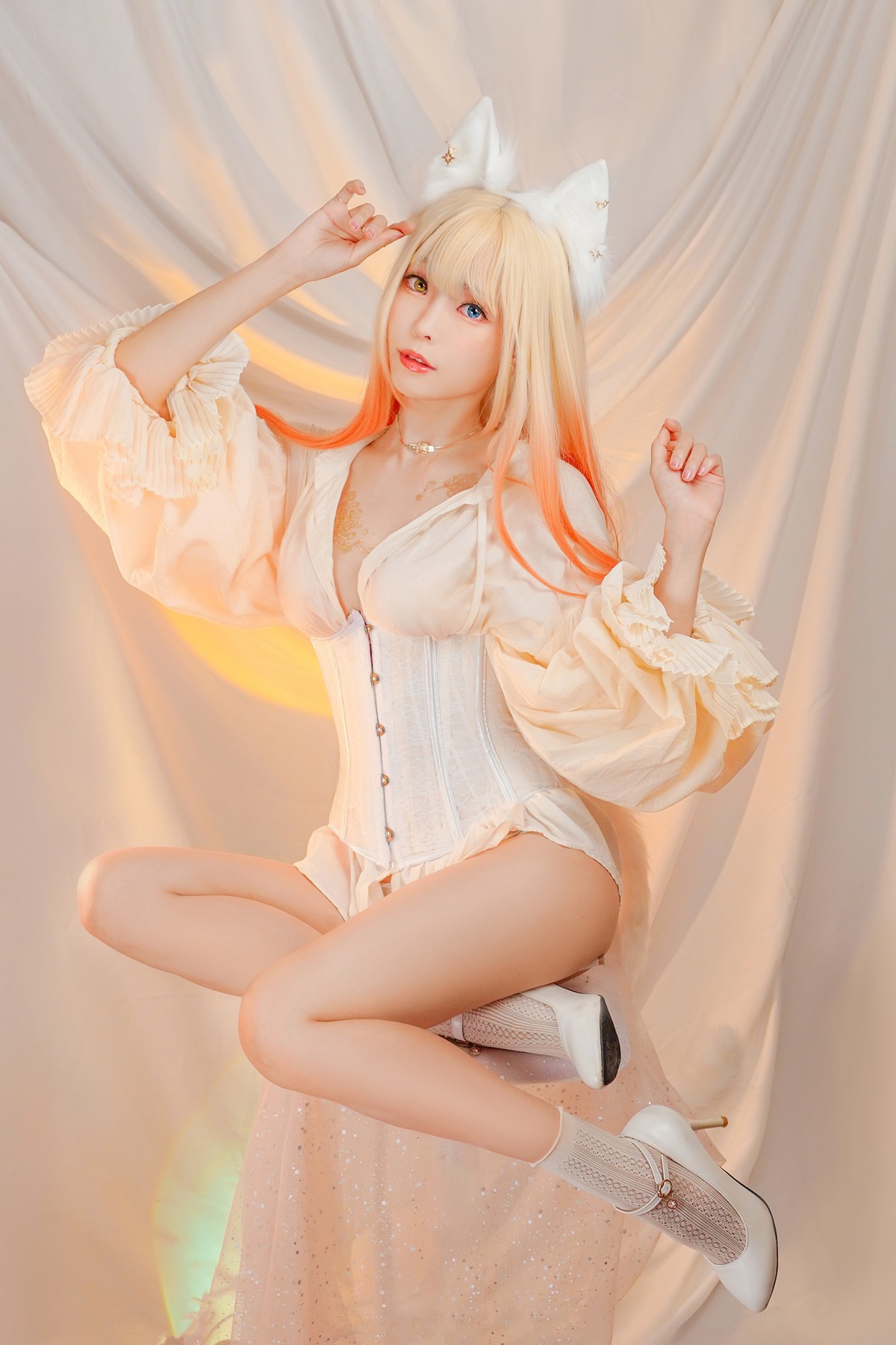 Cosplay ElyEE子 Cat魔女與貓(37)