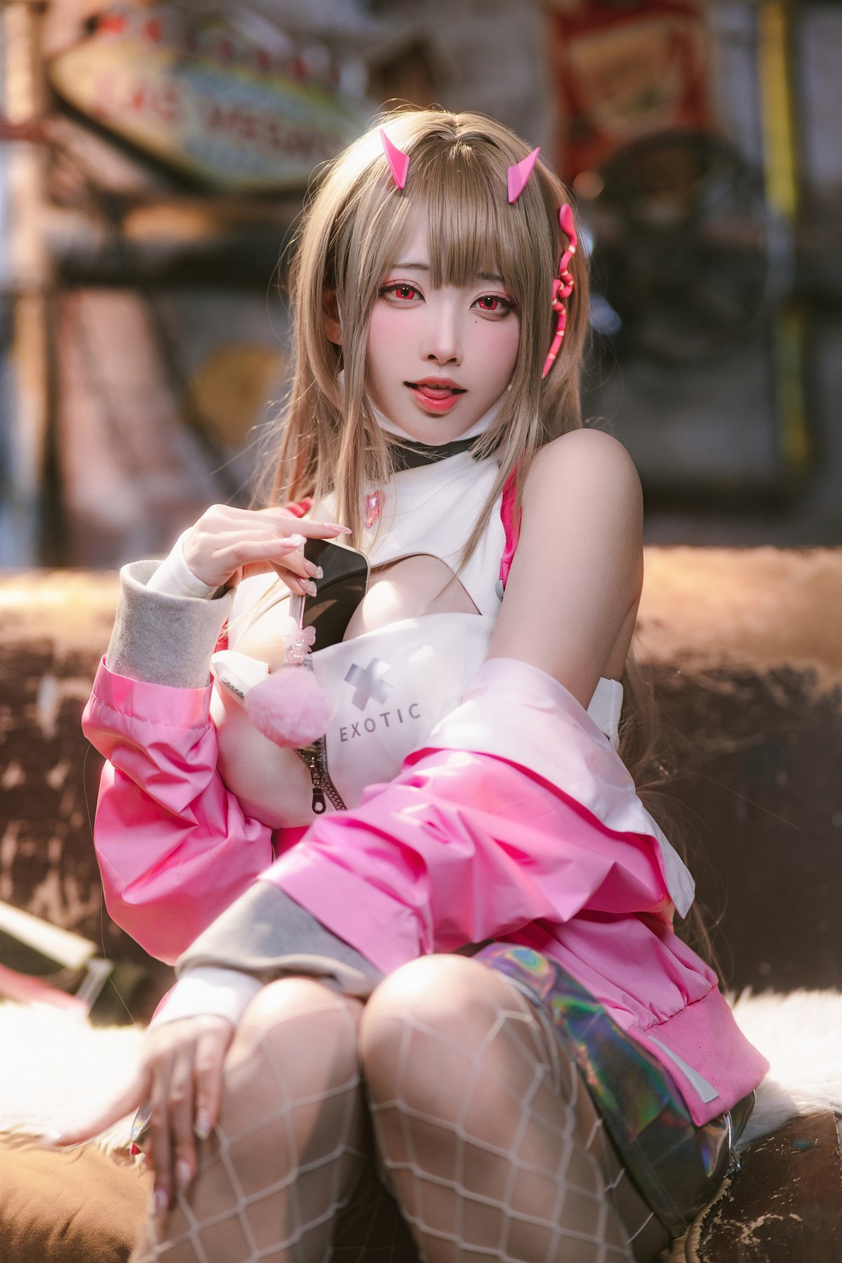 Cosplay 宫本桜 毒蛇(34)