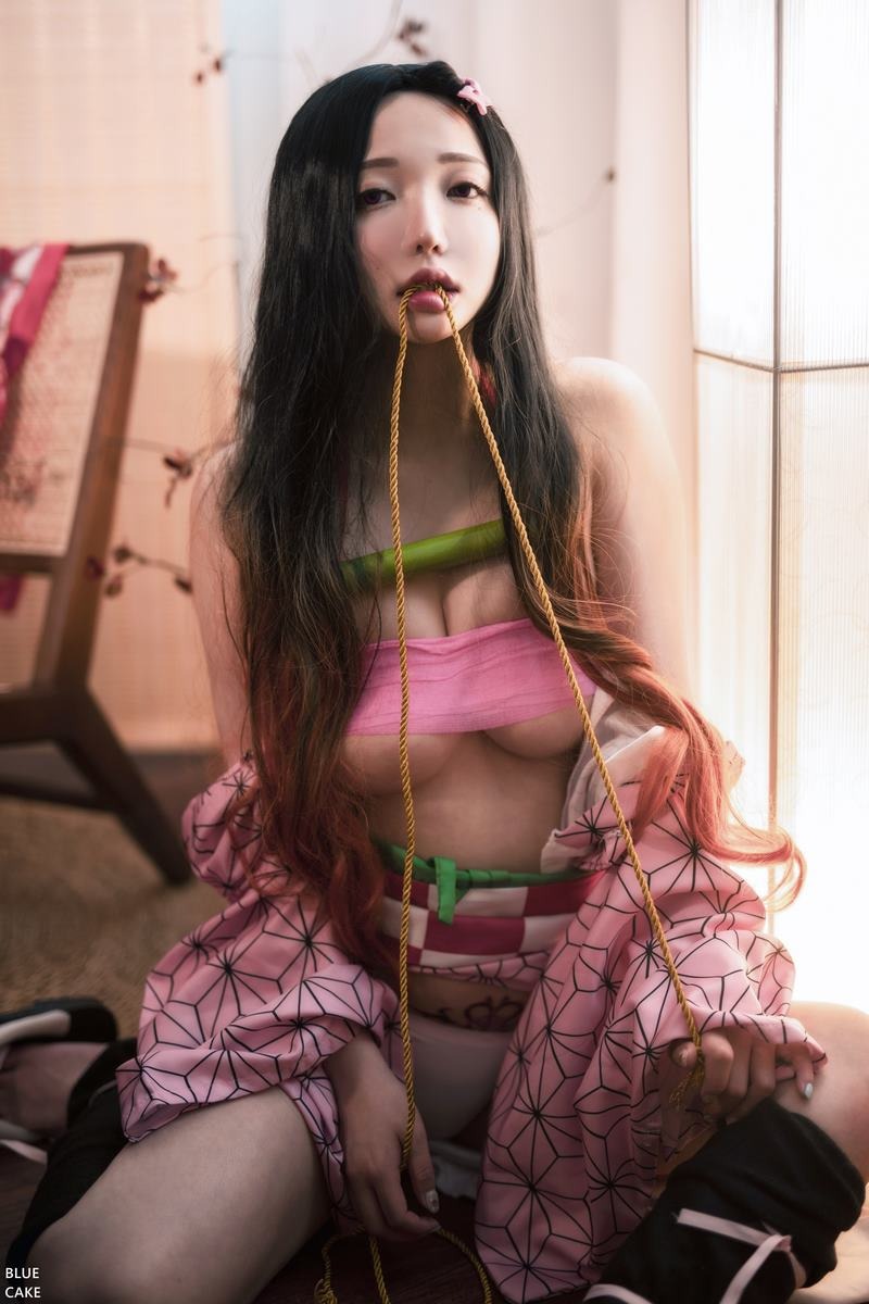 [Cos]손예은(孫樂樂)-021 [BLUECAKE] PINK ONI[100P](21)