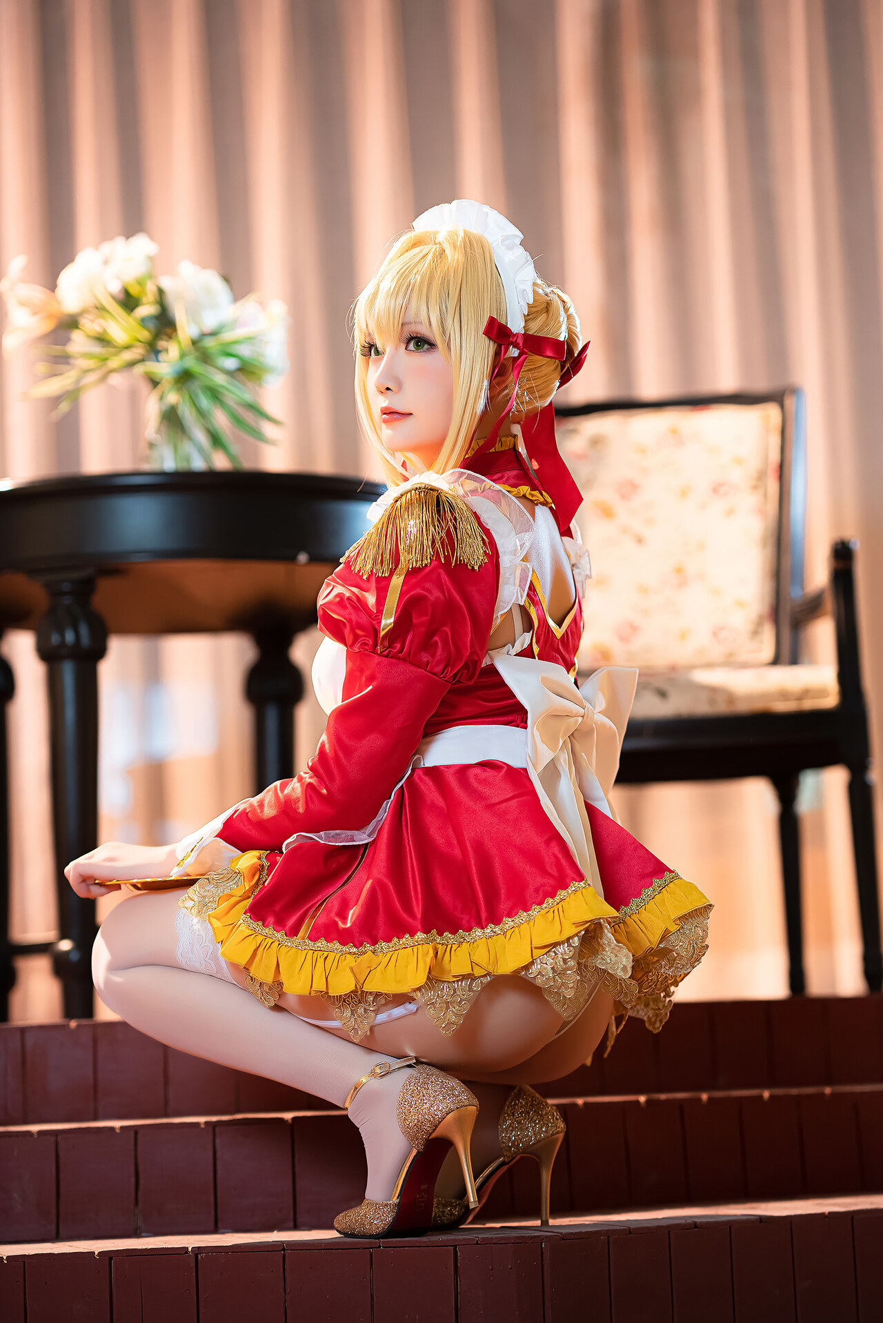 [Hoshilily 星之迟迟] Nero Claudius Maid ネロ・クラウディウス(24)