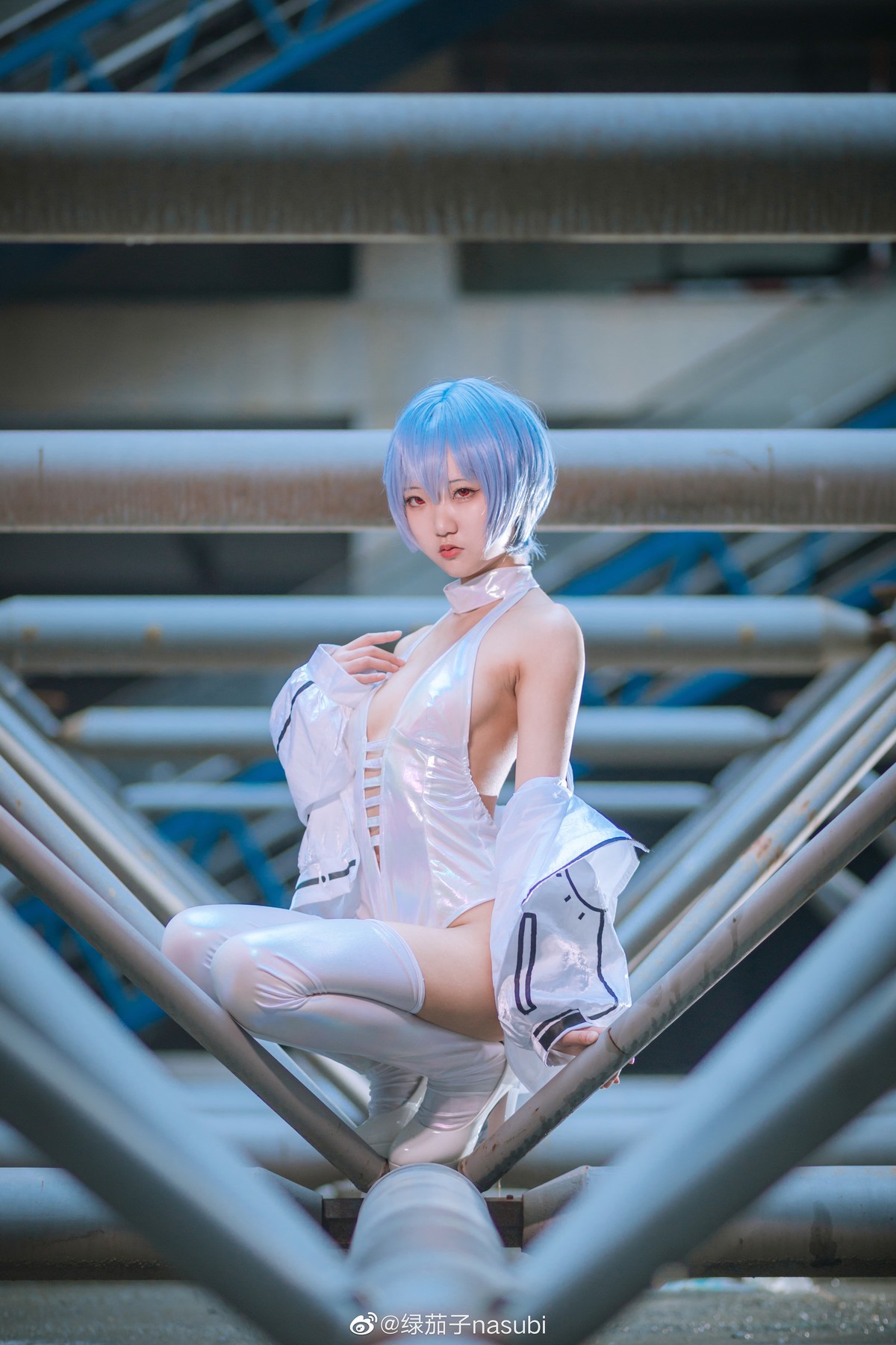 Cosplay 绿茄子nasubi EVA超话ASS绫波丽(12)