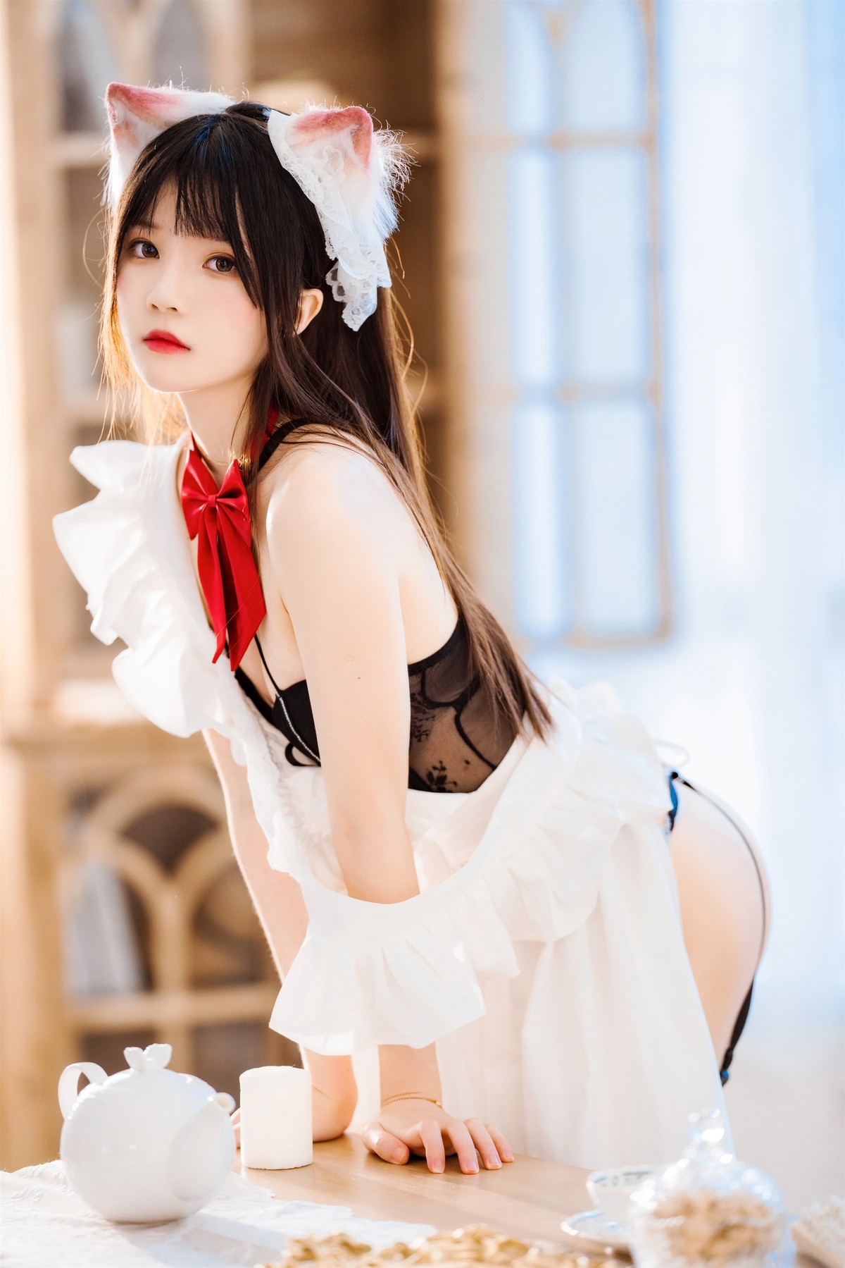 桜桃喵 Cosplay 长裙妹抖(22)