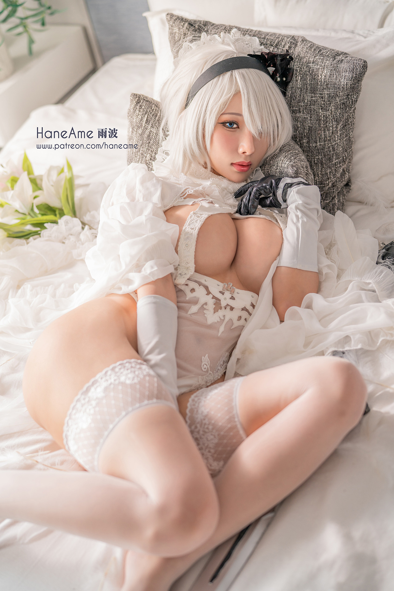 [HaneAme 雨波] 2B Wedding Dress Version(23)