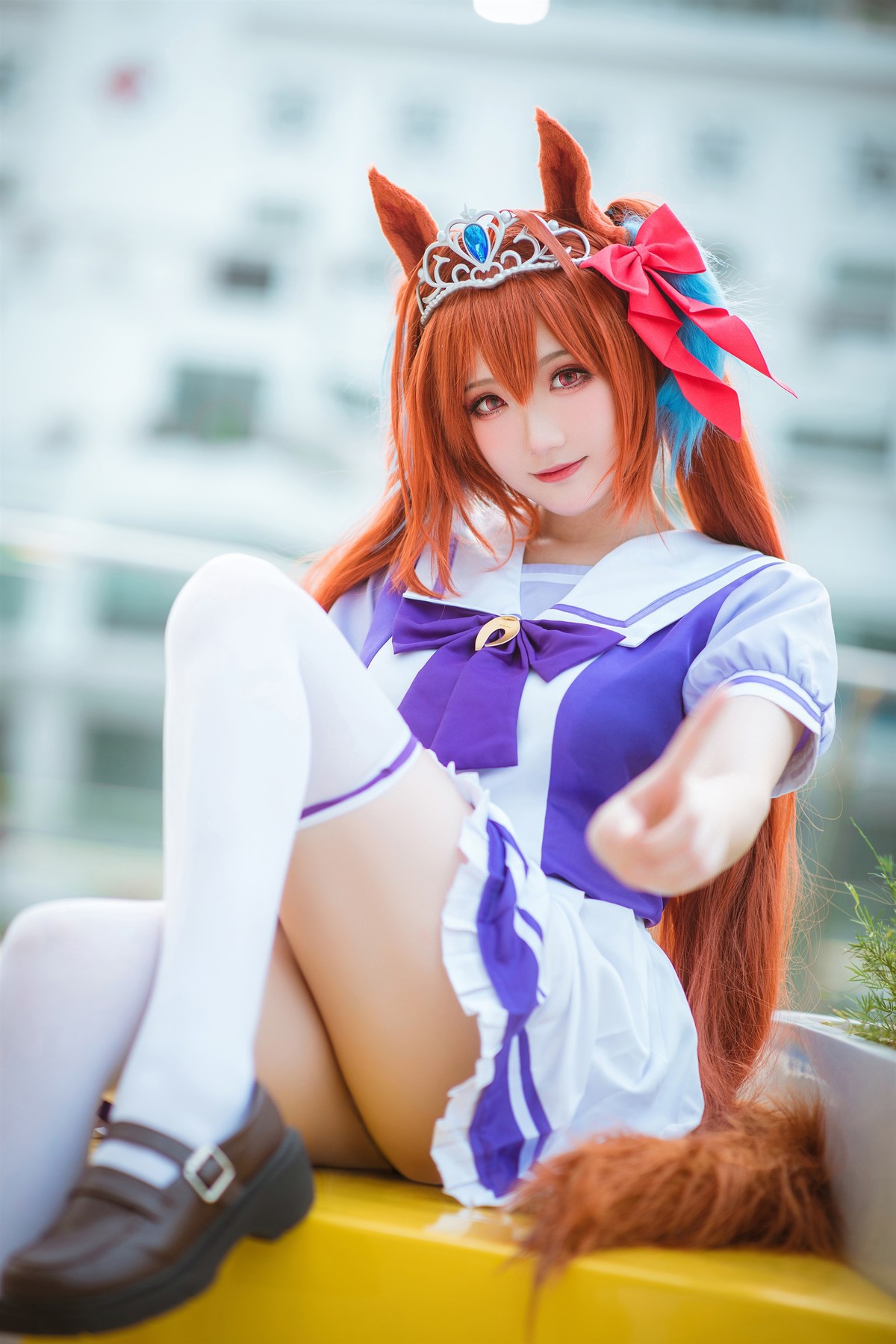 Cosplay 瓜希酱福利 赛马娘 大和赤骥(6)