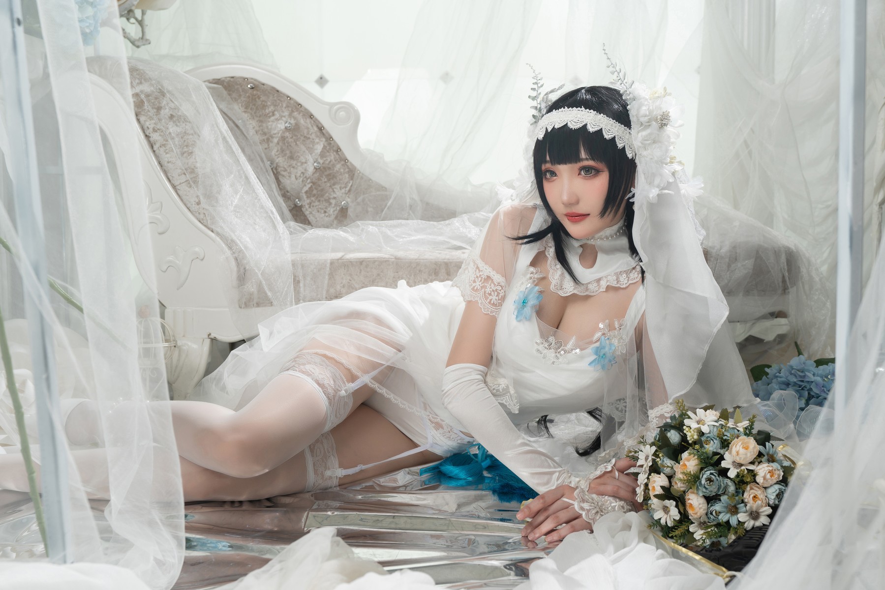 瓜希酱 Cosplay 95式花嫁(19)