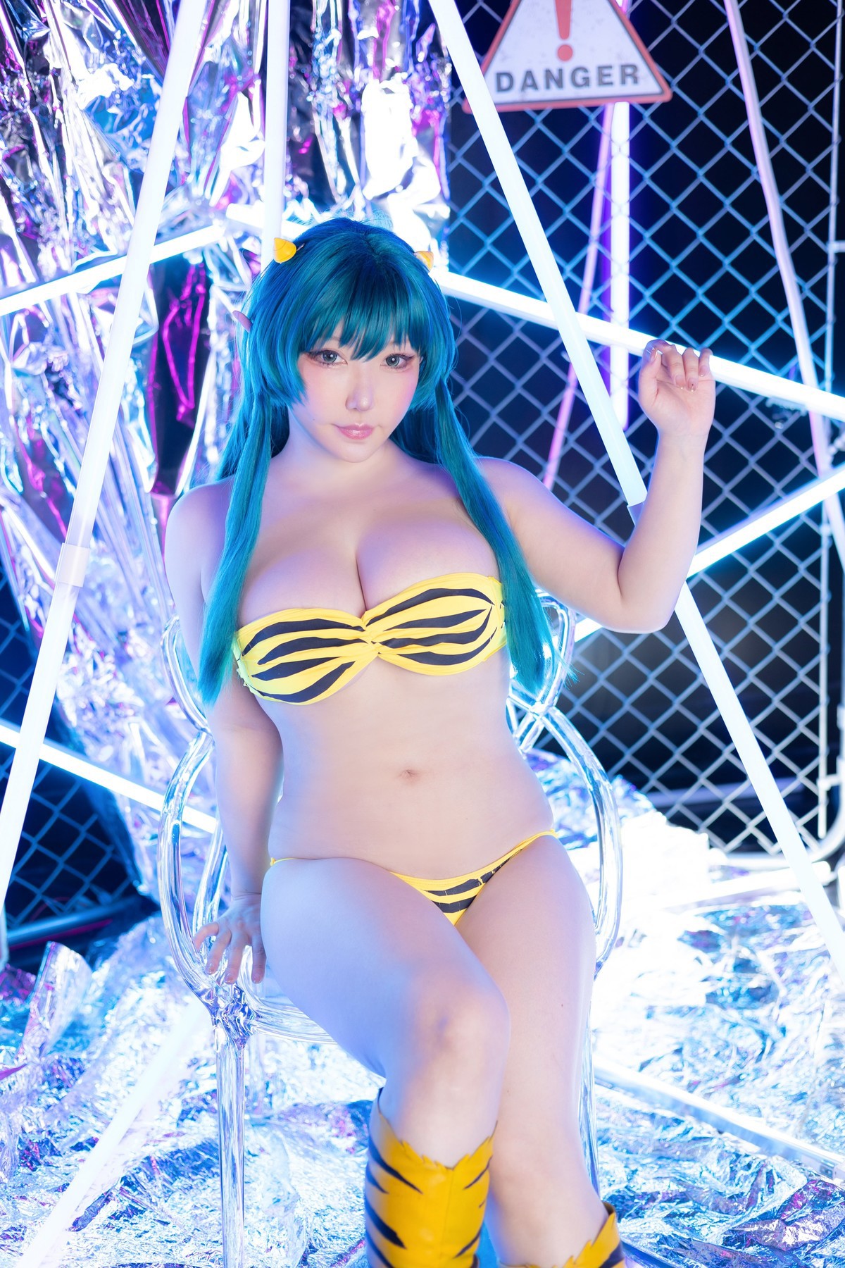 Cosplay SAKUサク Lum ラム うる星やつら Set.04(29)