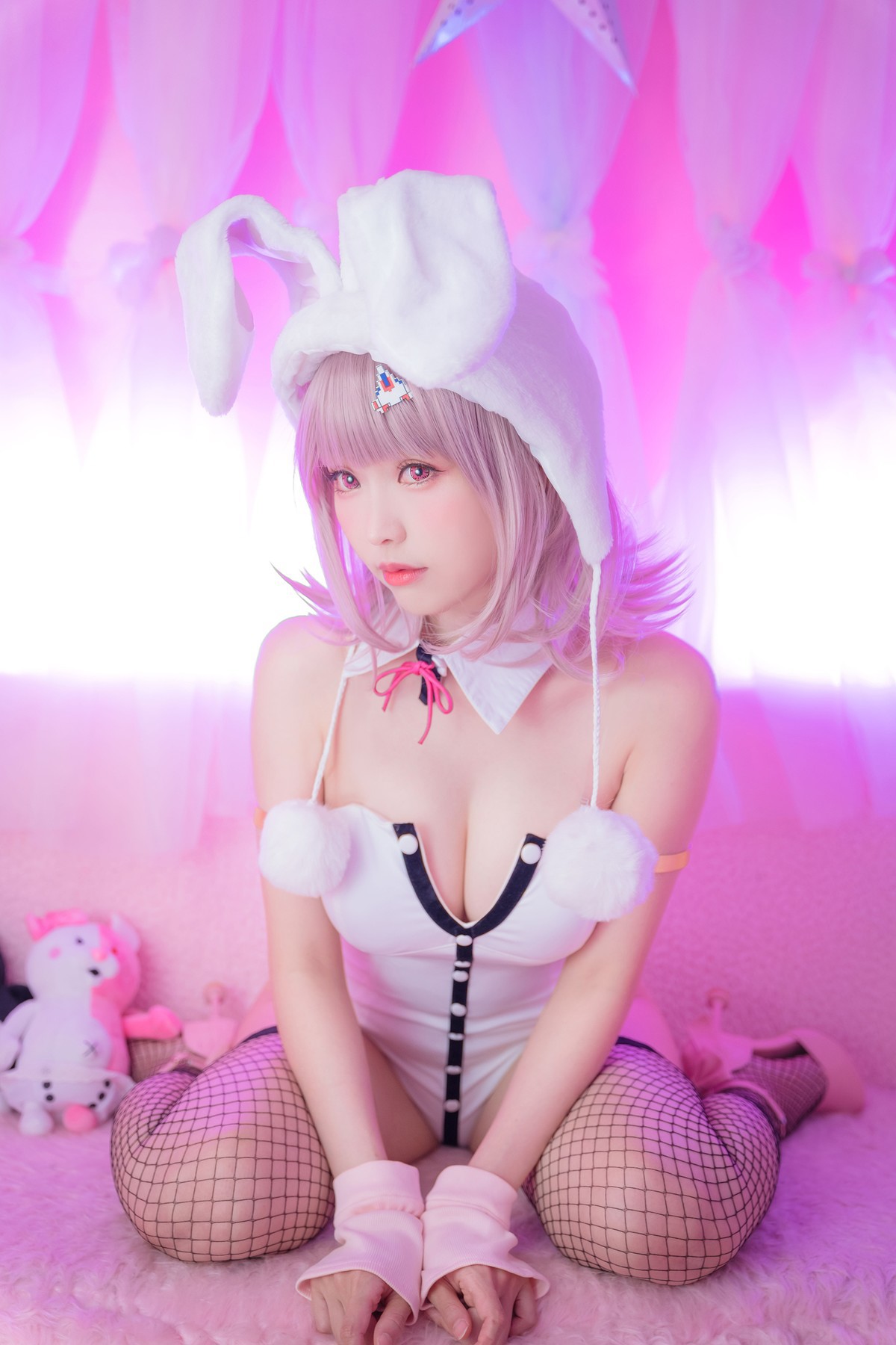 Cosplay Ely 七海千秋-バニー Ver.(13)