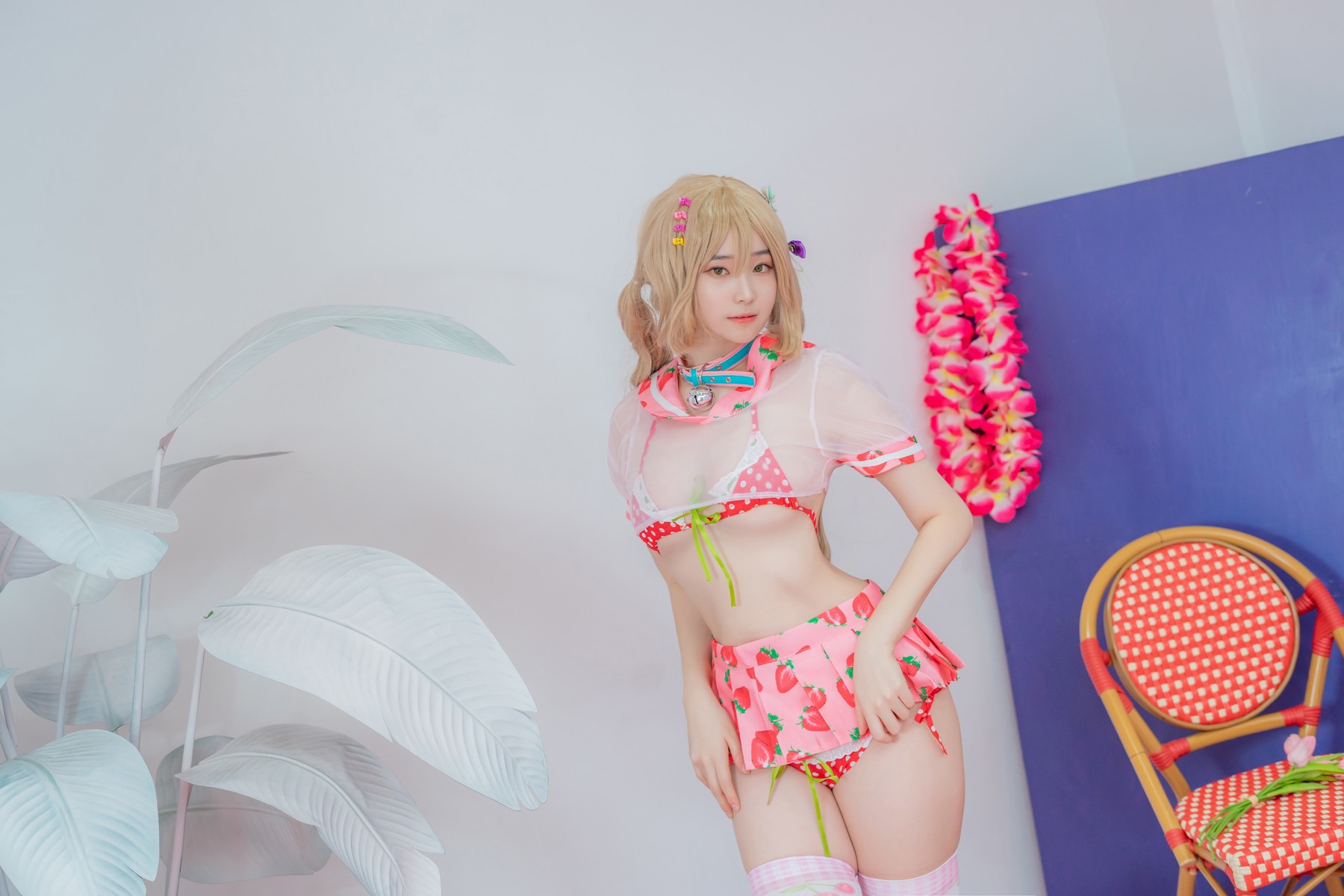 Bambi 밤비, [CreamSoda] Over knee socks Set.01(12)