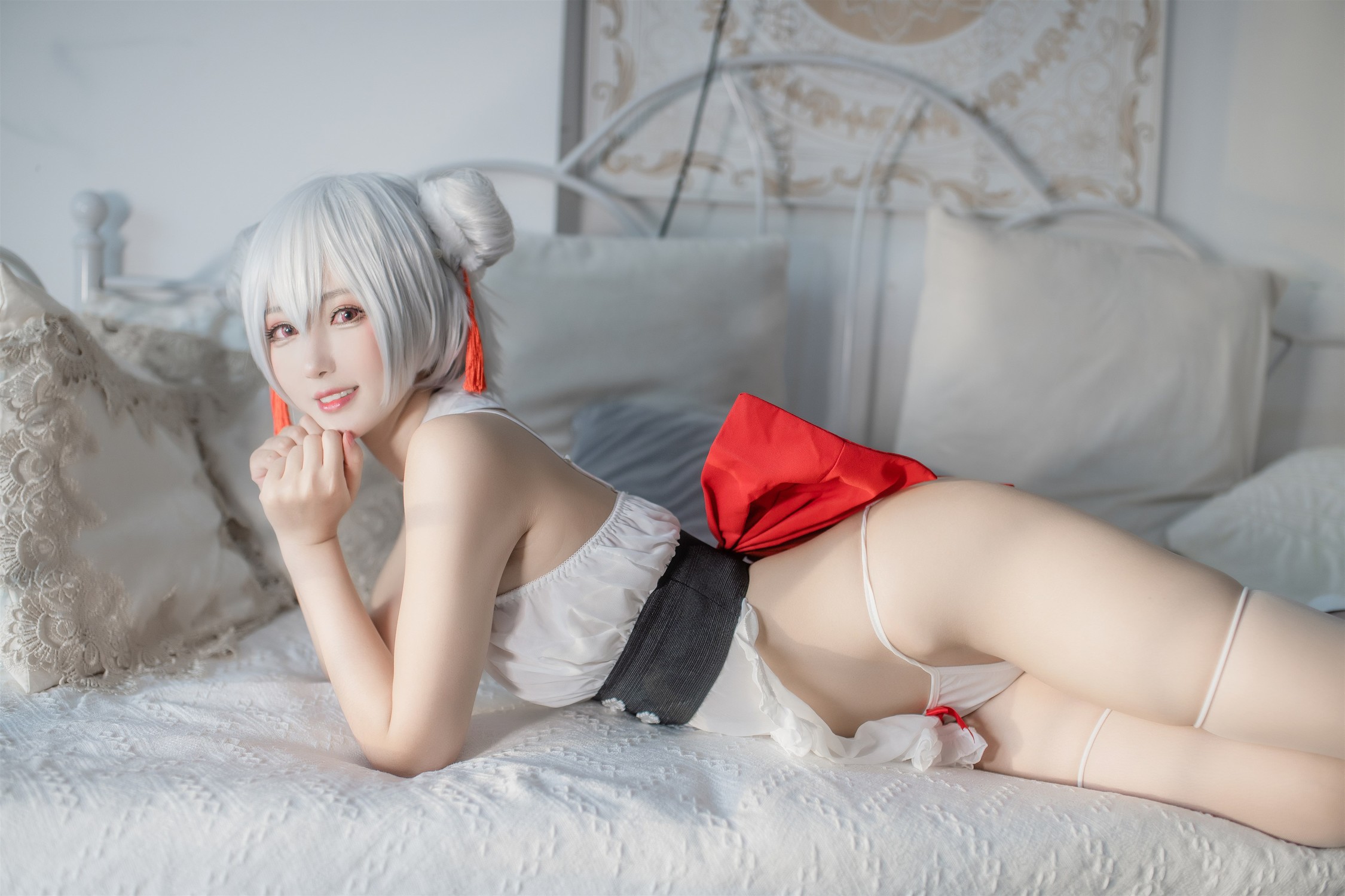 Cosplay 羽生三未 中華厨娘(18)