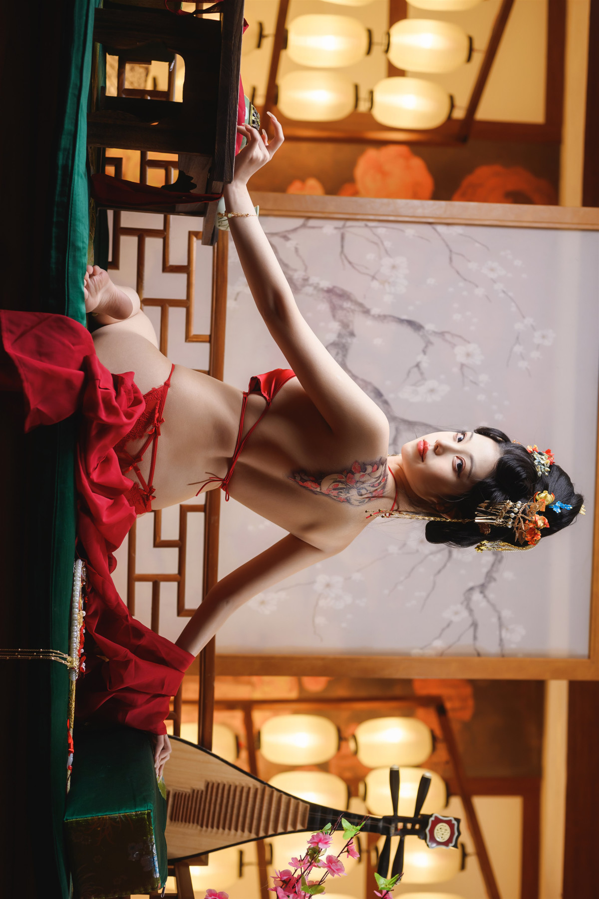 Cosplay 蜜汁猫裘Mizhimaoqiu 唐宫夜宴(20)