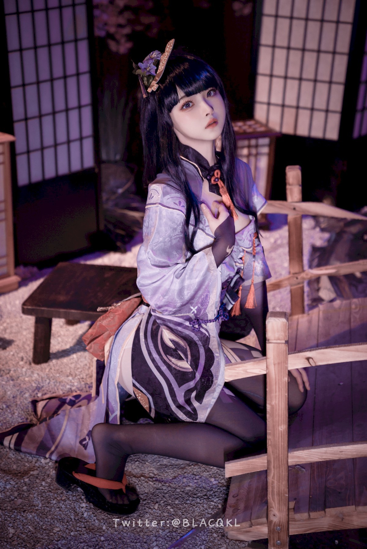 Cosplay 白莉愛吃巧克力 雷電將軍(5)