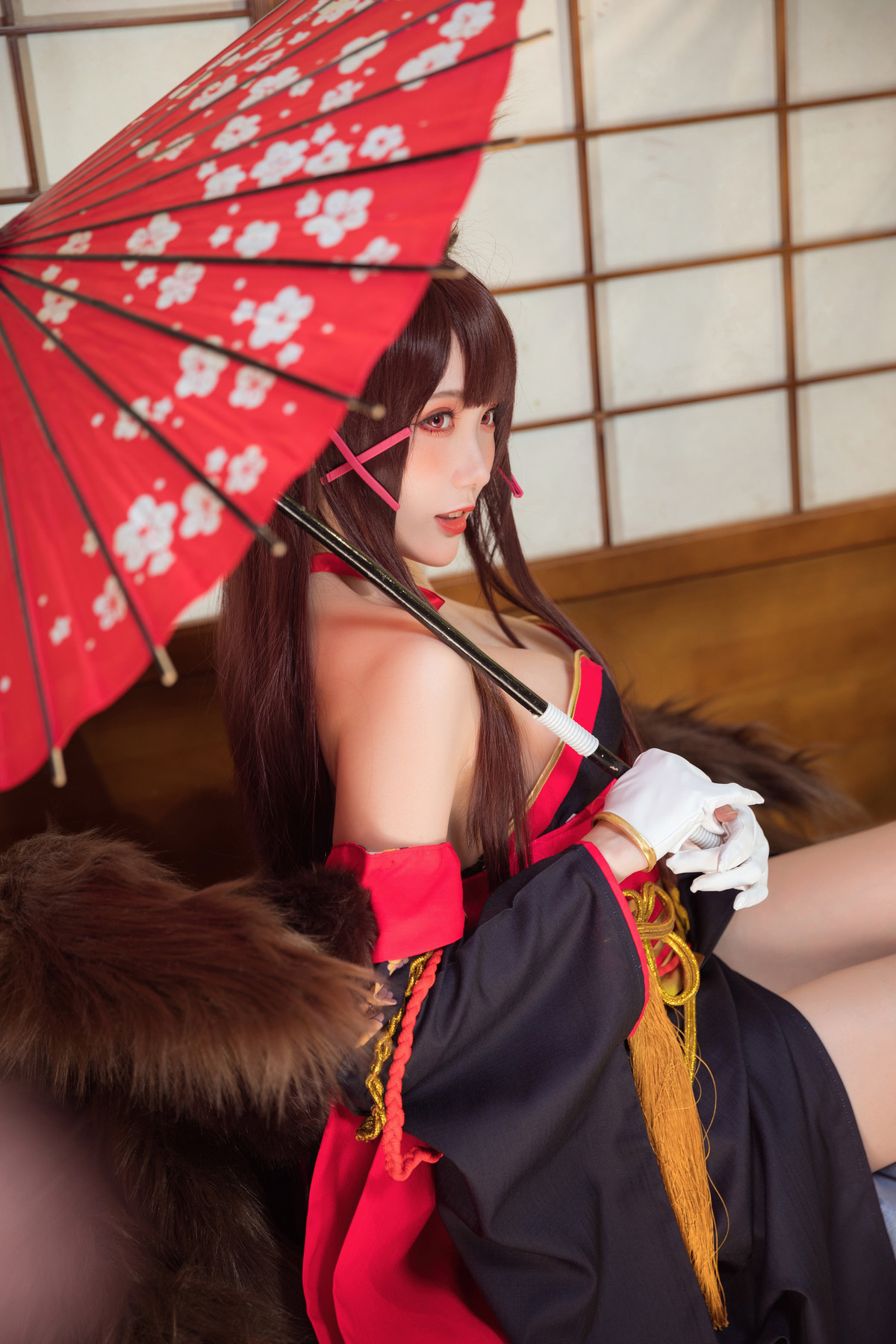 Cosplay 瓜希酱 赤城 Akagi(32)