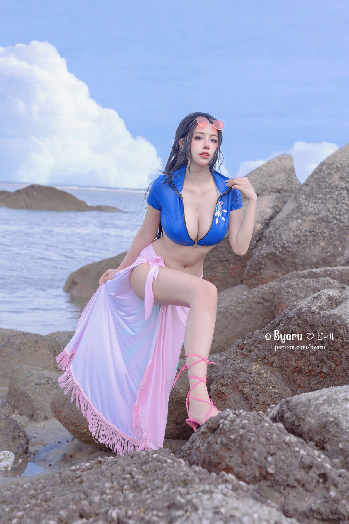 Cosplay 萝莉Byoru Nico Robin ニコ・ロビン(5)