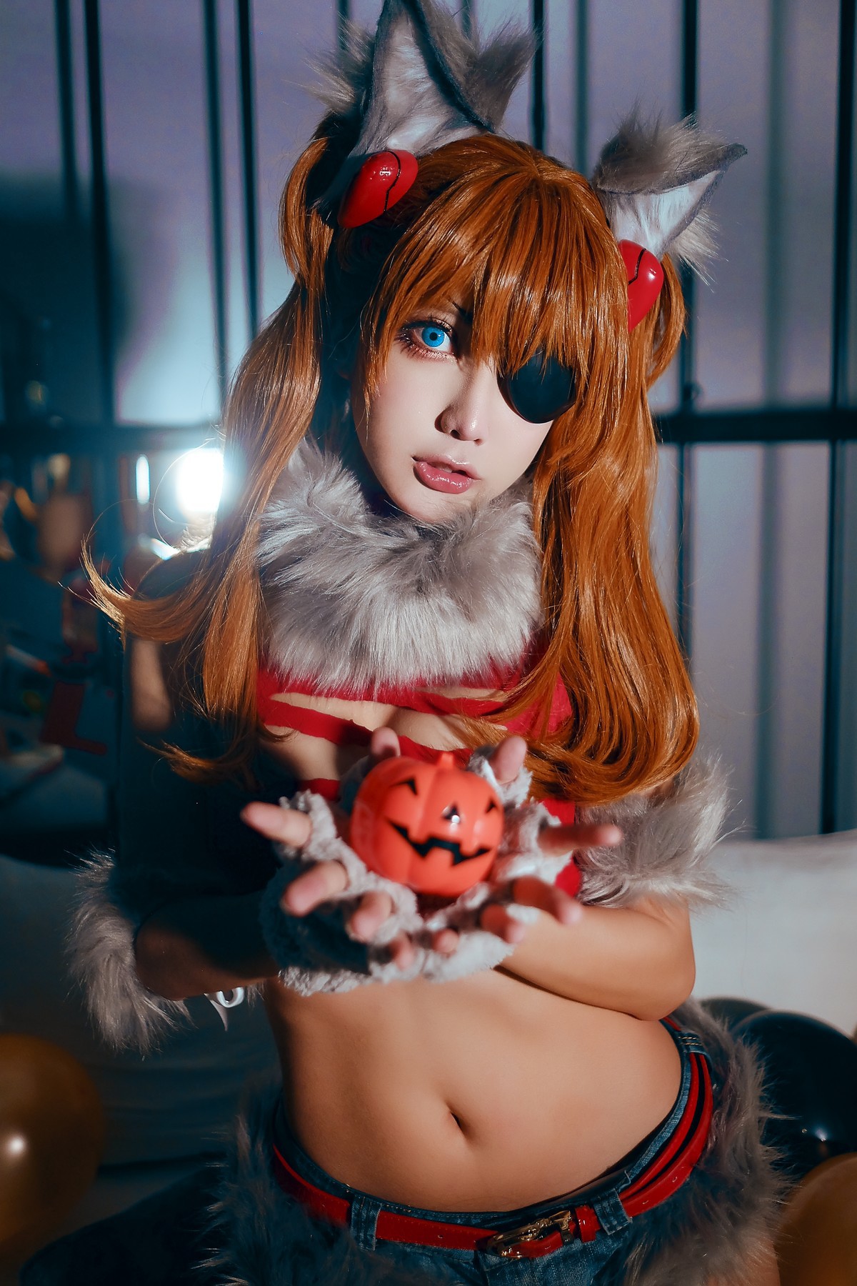 MingTao 明桃 Cosplay Asuka Werewolf(7)