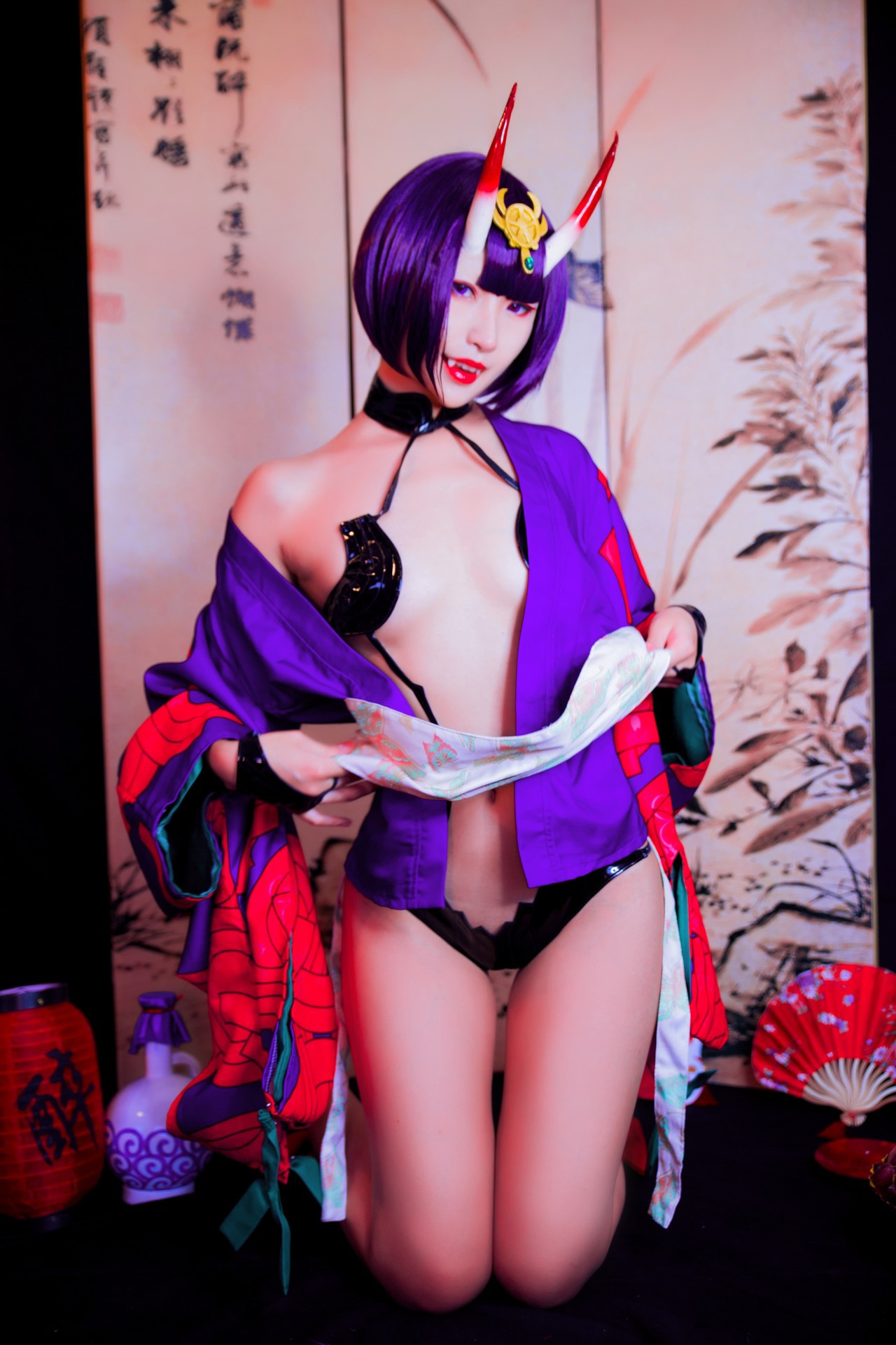 Cosplay Misswarmj 酒吞童子女仆 Shuten Douji(15)