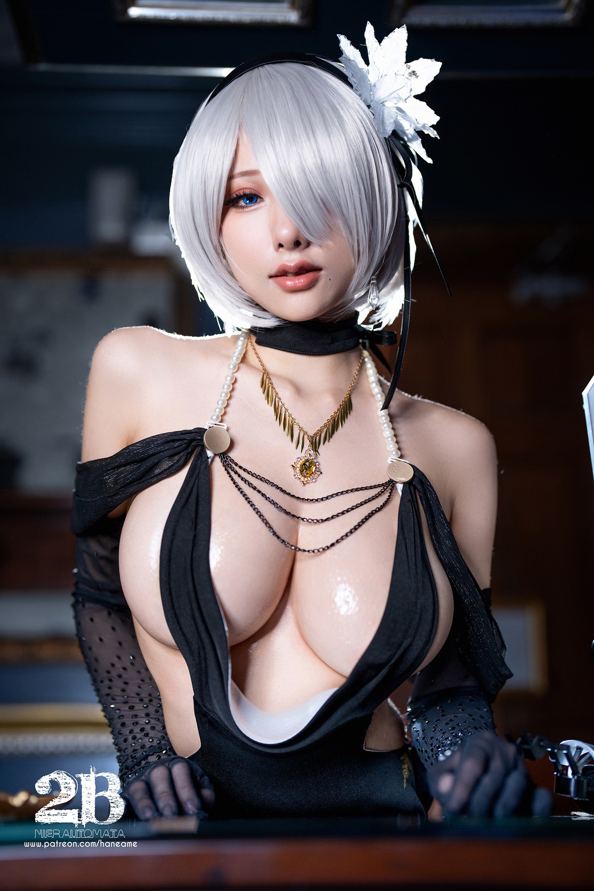 Cosplay 雨波HaneAme YoRHa 2B(6)