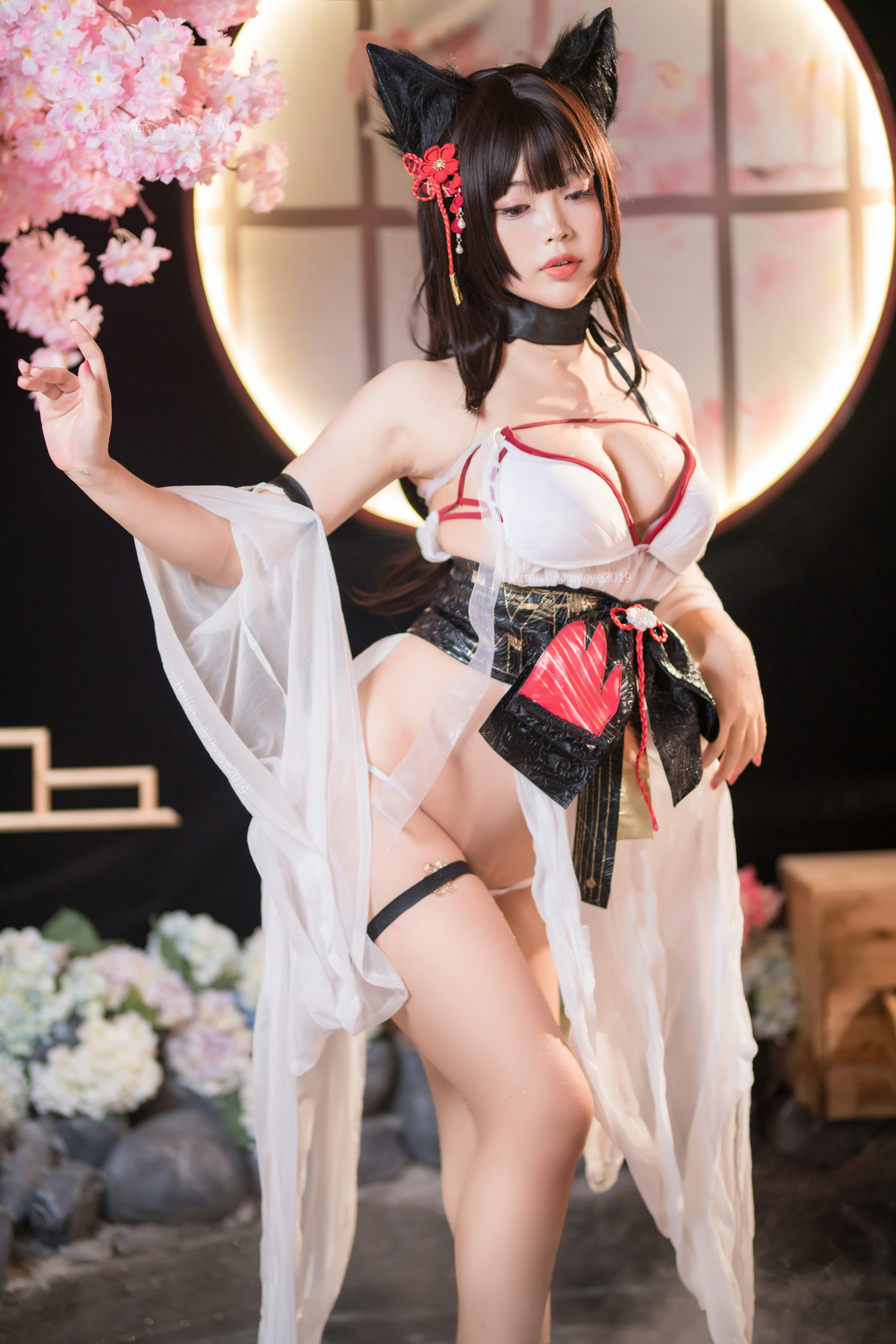 Cosplay 白烨 湿身天诚泳装(58)