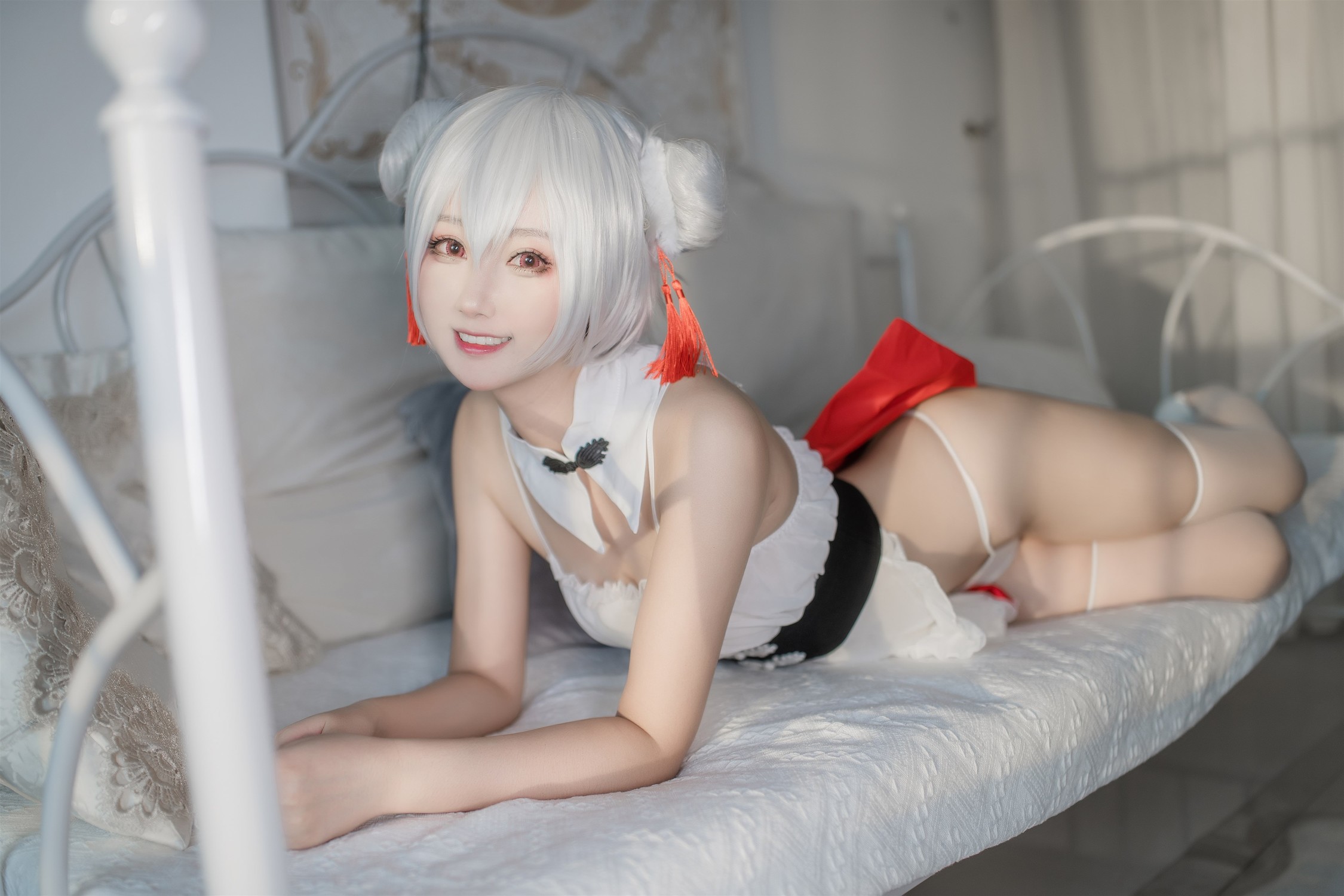 Cosplay 羽生三未 中華厨娘(17)