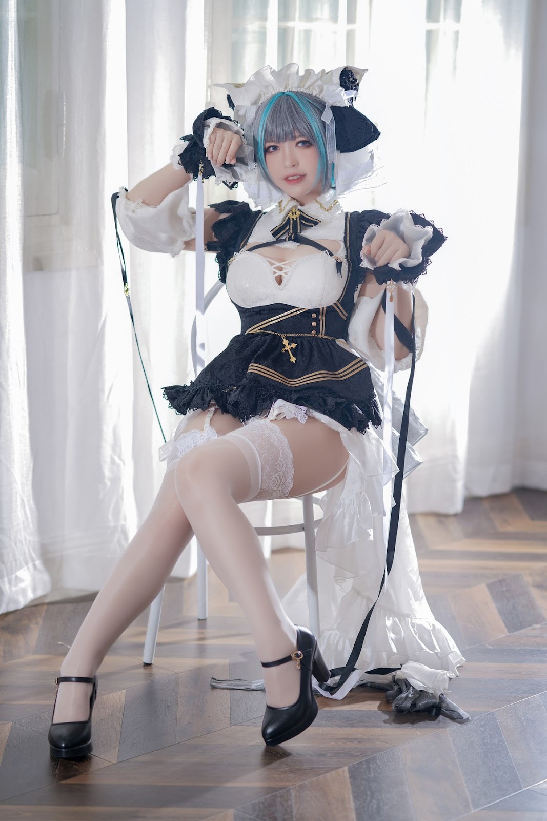 Cosplay 半半子 柴郡(23)