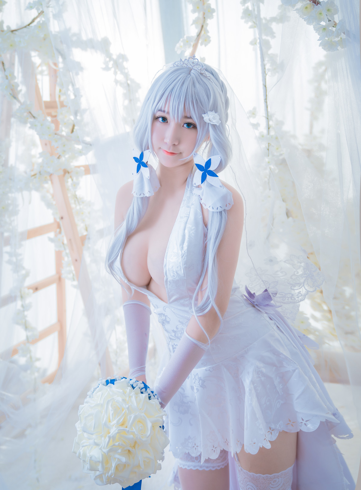 Cosplay 猫九酱Sakura 碧蓝誓约 Set.01(26)