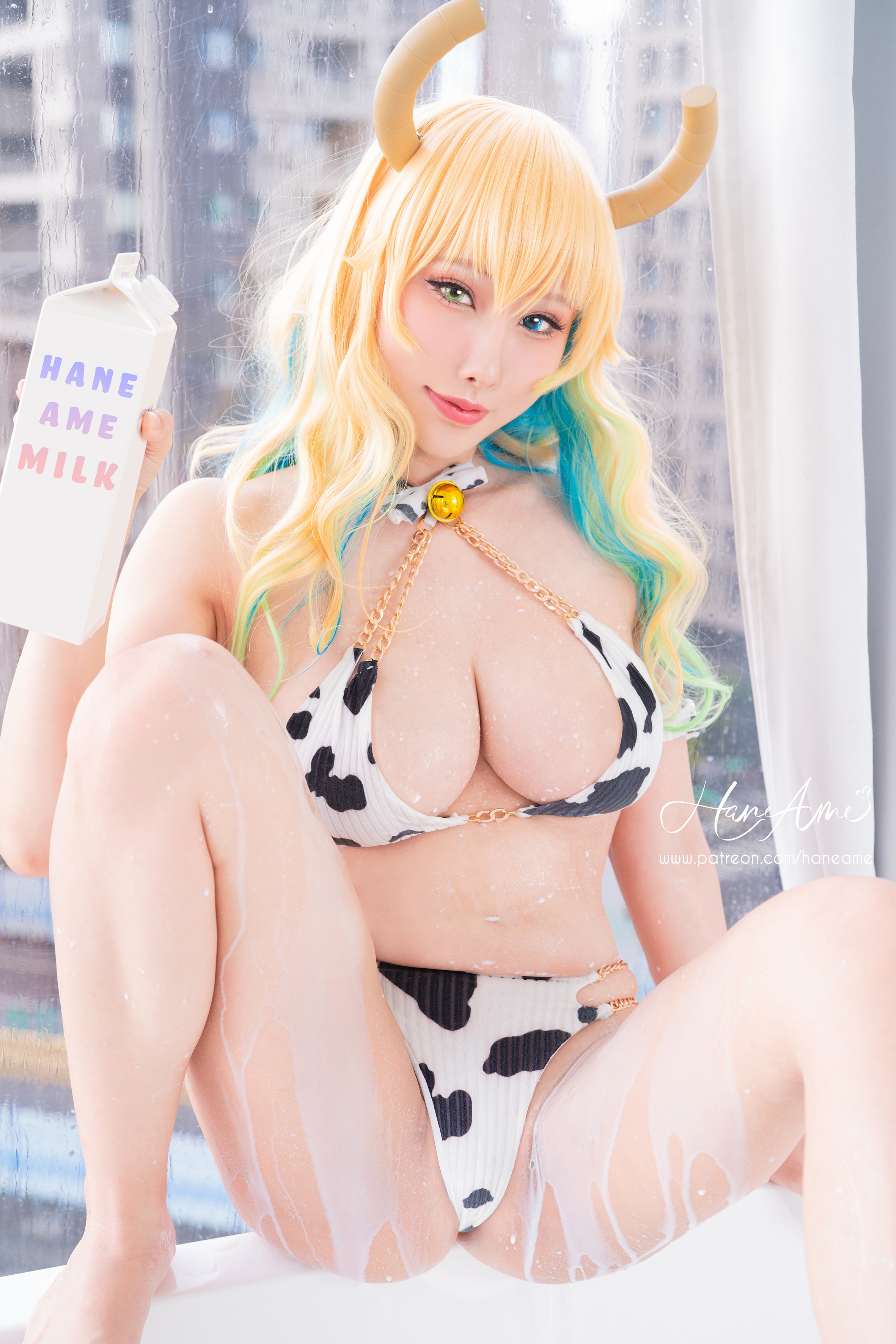 雨波_HaneAme - NO.140 Kobayashi Lucoa MILK 露科亞牛奶 [33P-89MB](3)