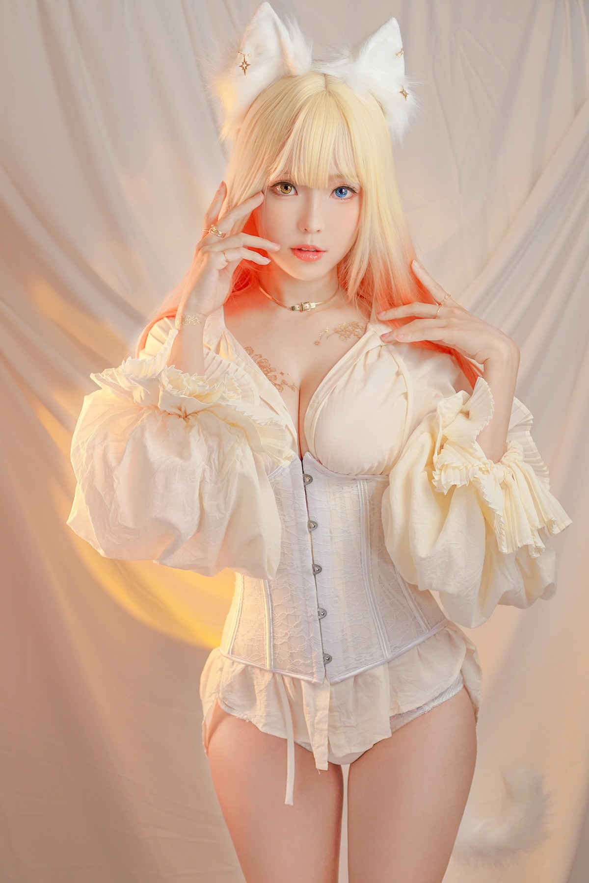 Cosplay ElyEE子 Cat魔女與貓(22)