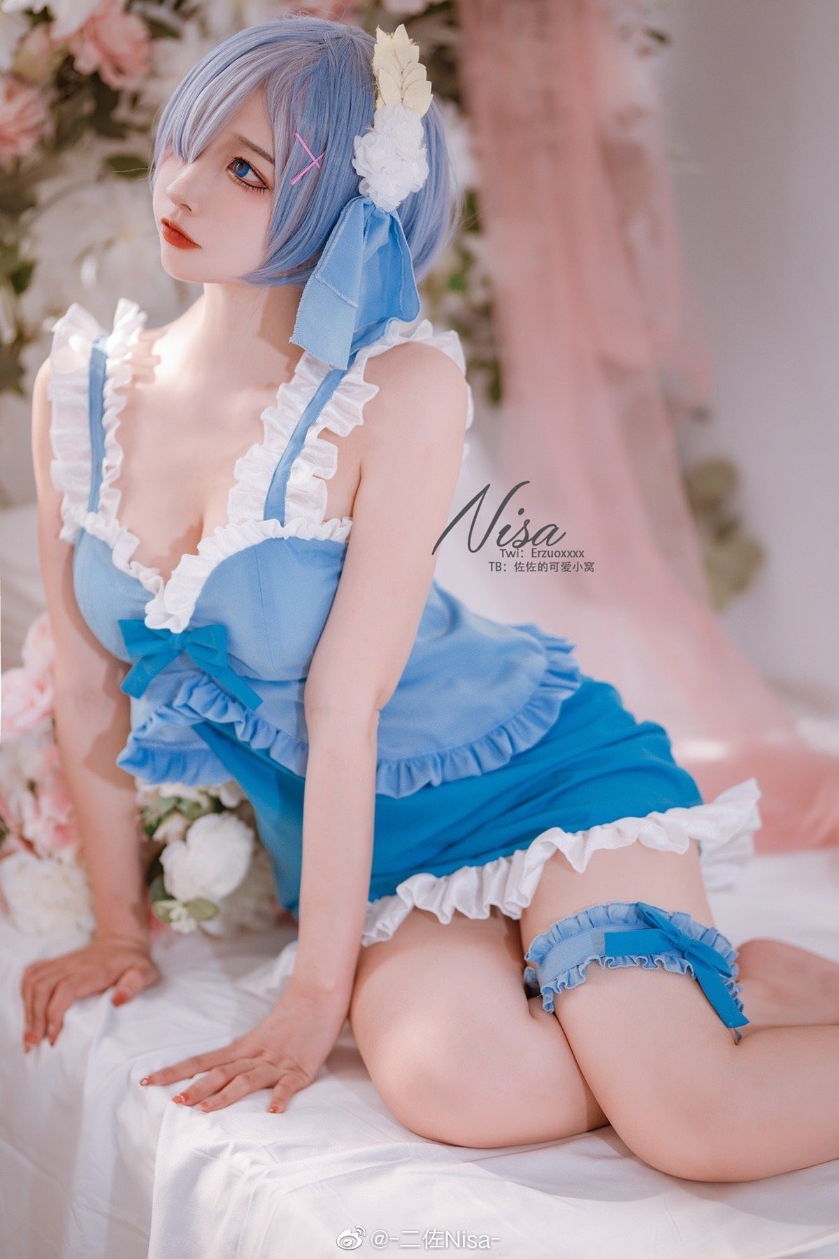 二佐Nisa Cosplay 蕾姆(16)