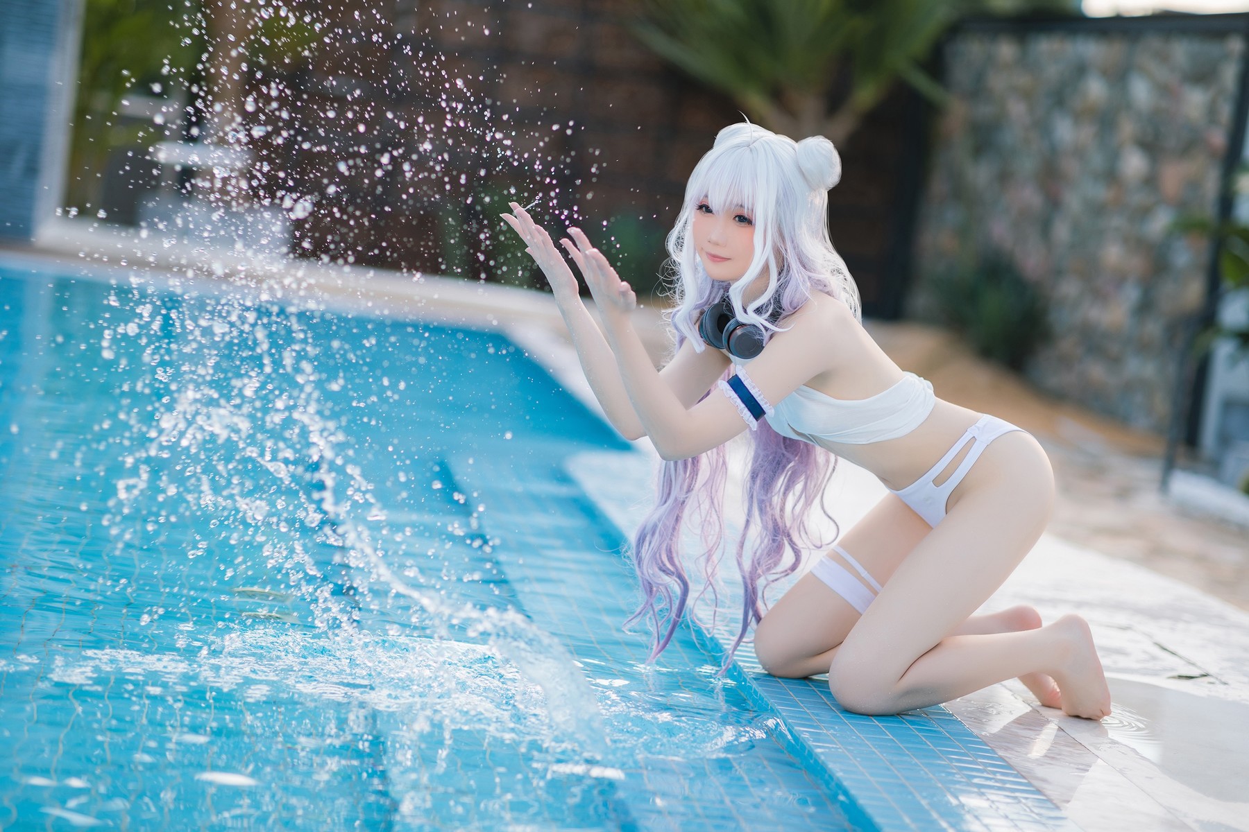 Cosplay 焖焖碳 恶毒泳衣 Vicious Swimsuit(14)