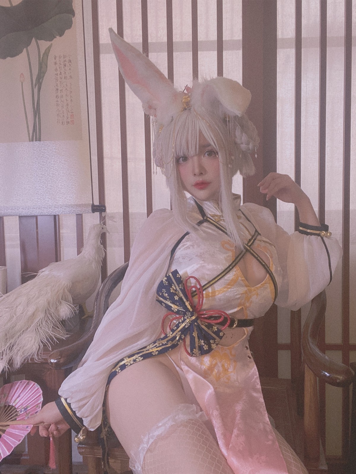 NinJA阿寨寨 Cosplay 肉肉大白兔(44)