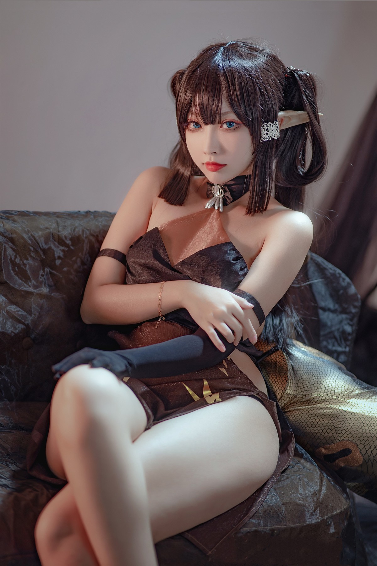 Cosplay 宫本桜 森蚺同人(4)