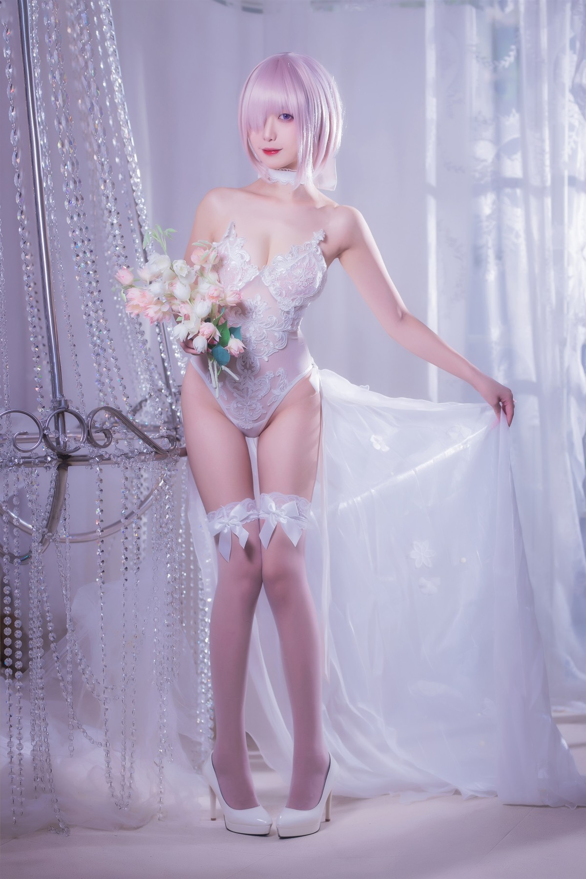 Cosplay 封疆疆 婚纱玛修 Wedding Dress(5)