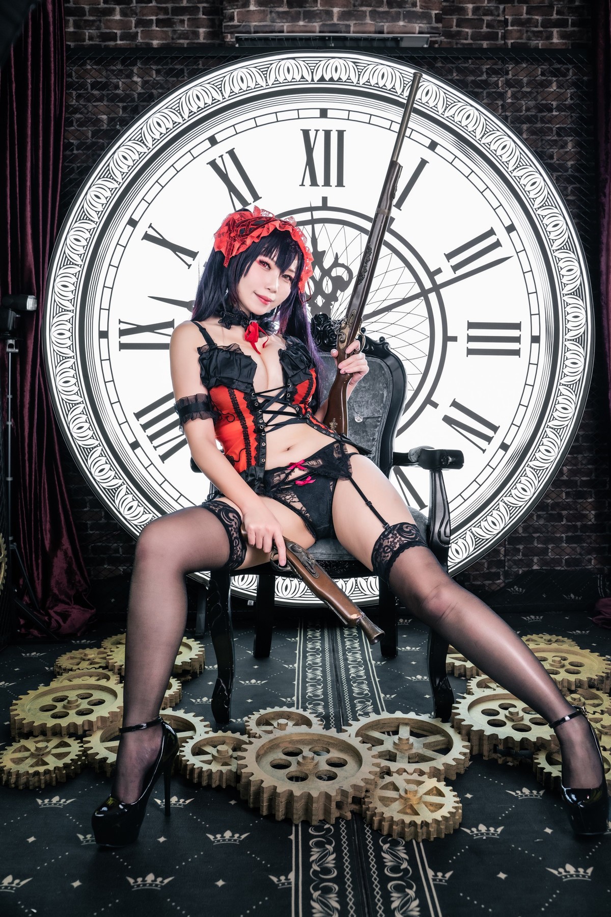 Cosplay 小琪Aki 时崎狂三 Kurumi Tokisaki(18)