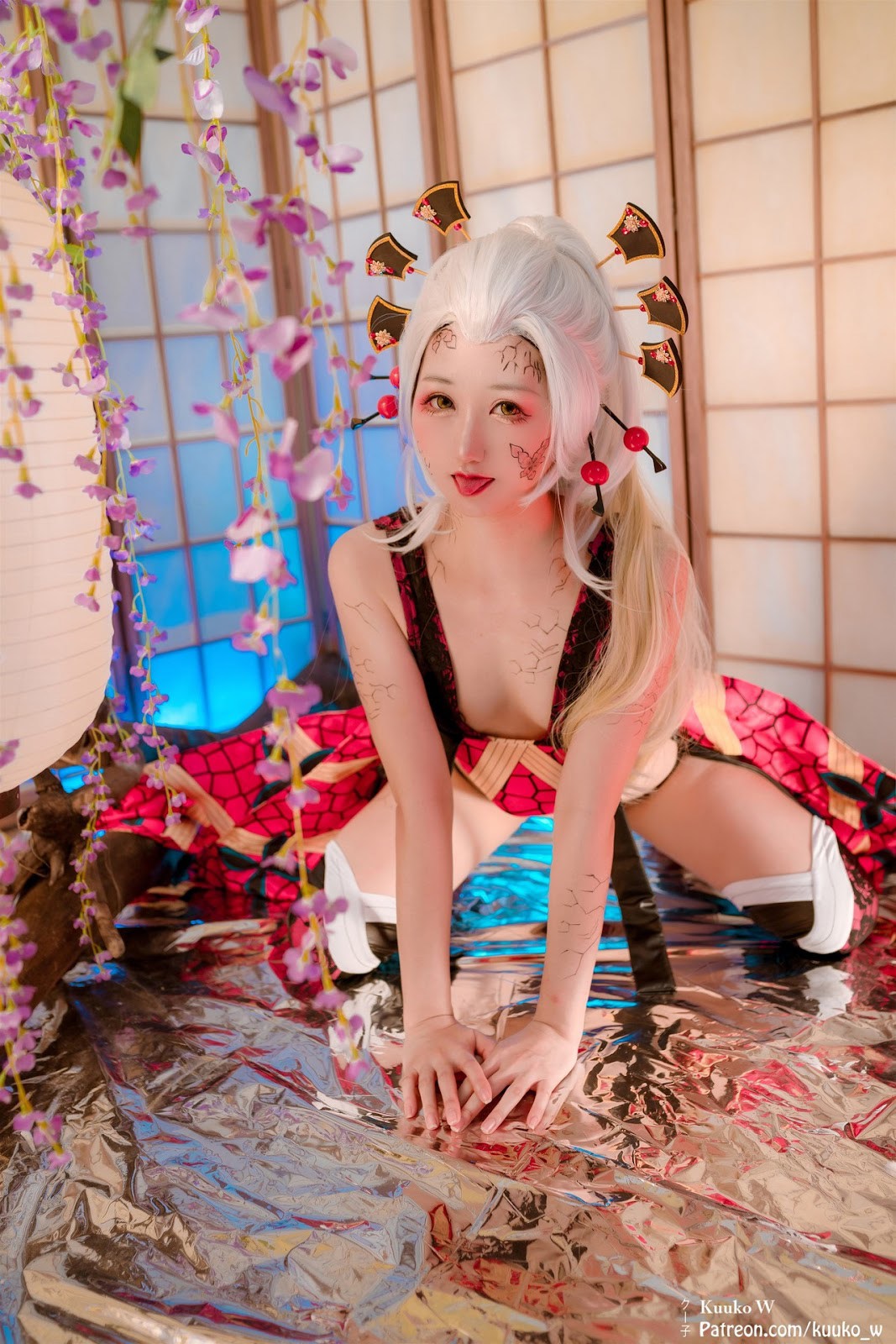 Cosplay KuukoW クー子 Daki 堕姫(22)