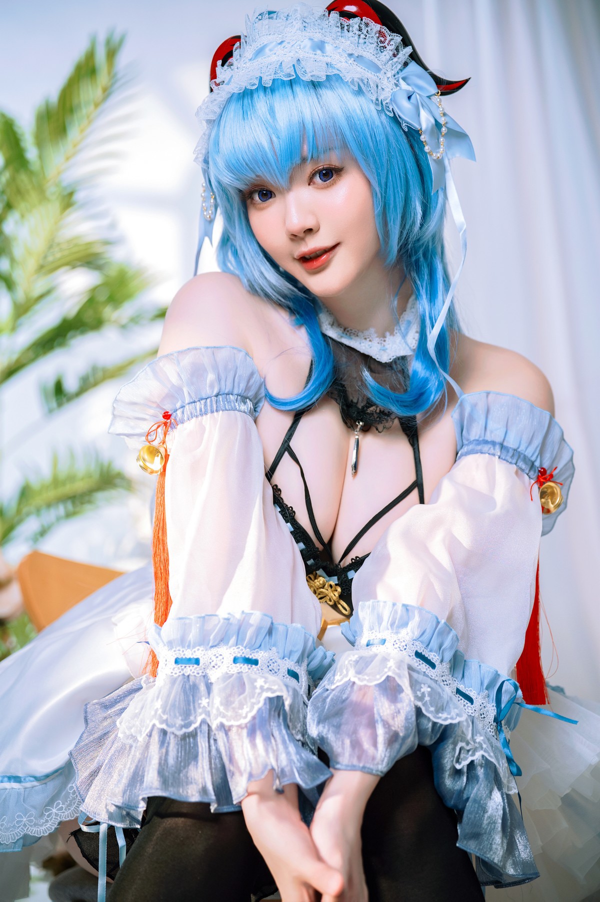 Cosplay Ying Tze 甘雨 Ganyu Maid(31)