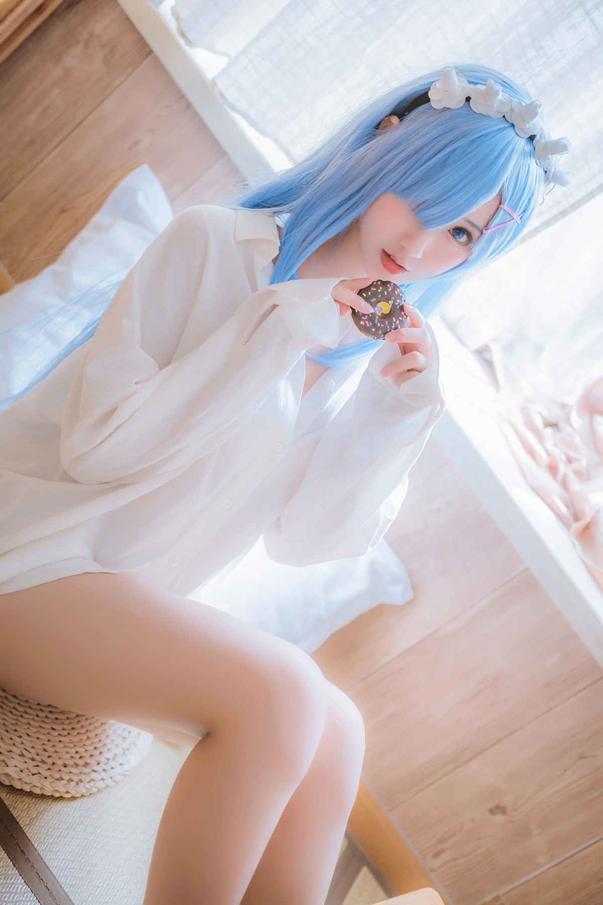 Cosplay 羽生三未图集 蕾姆(13)