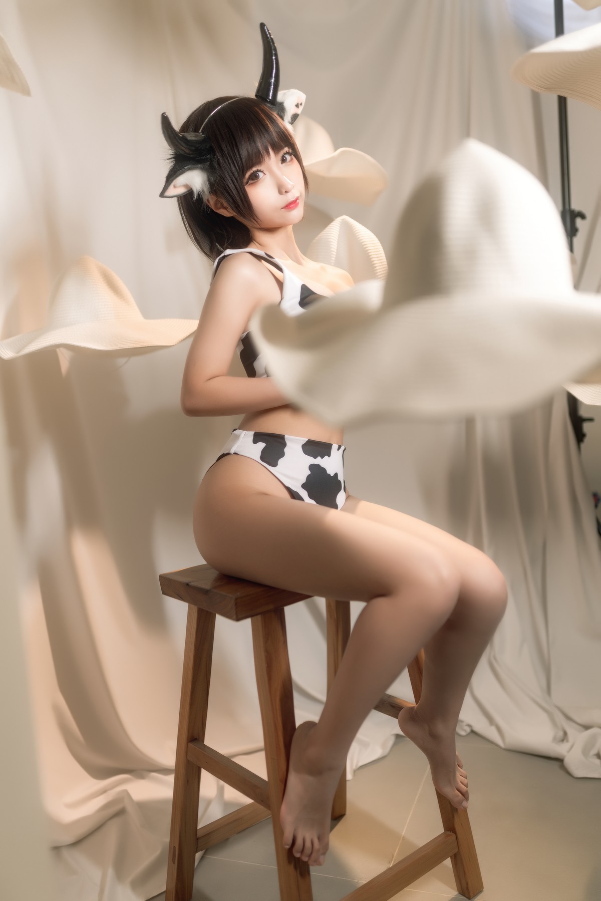 Cosplay 蠢沫沫 Chunmomo 花花牛(32)