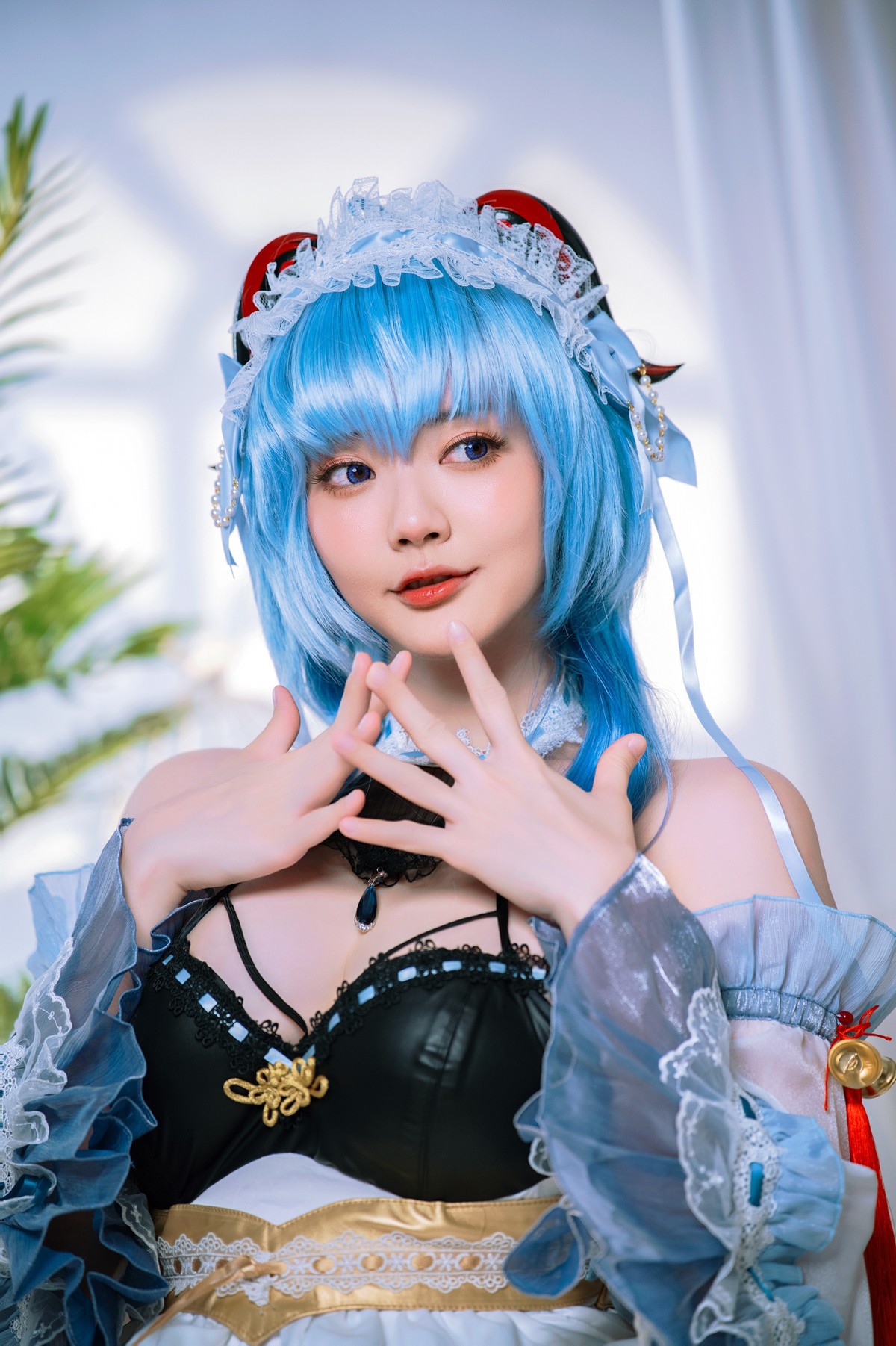 Cosplay Ying Tze 甘雨 Ganyu Maid(32)