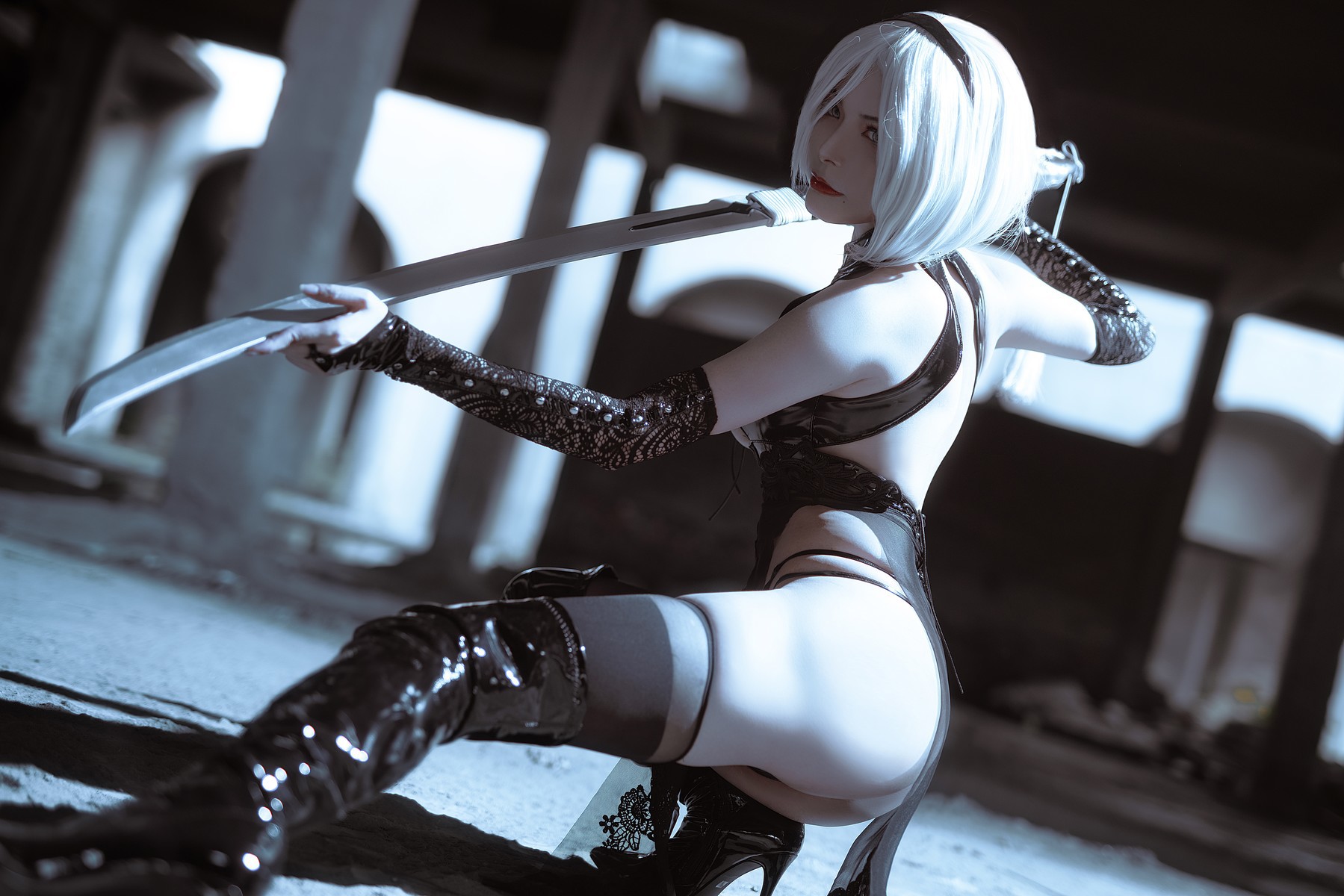 夏小秋秋秋 Cosplay 2B ニーア オートマタ(5)