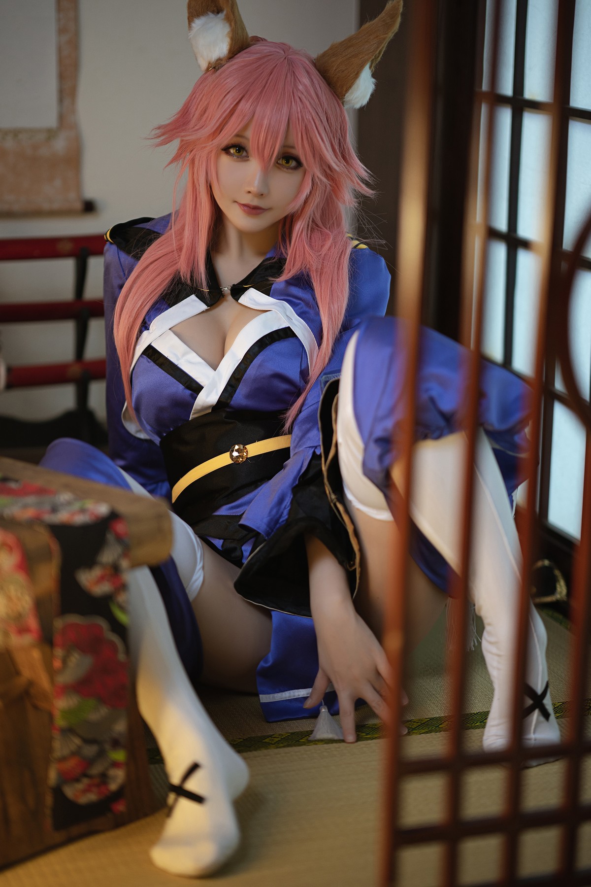 Cosplay 星之迟迟Hoshilily 玉藻前忠犬蓄势待发(5)