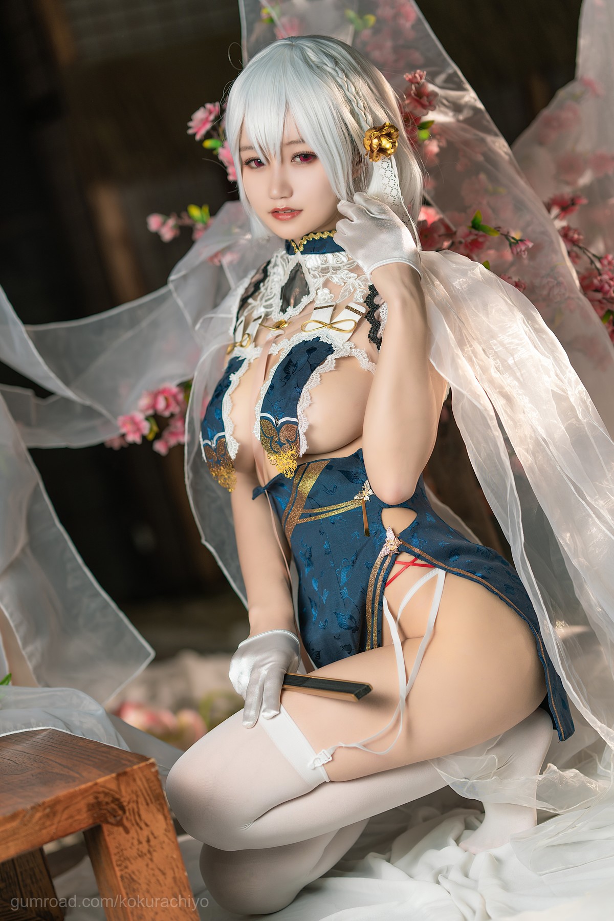 Cosplay 小仓千代 天狼星旗袍(14)