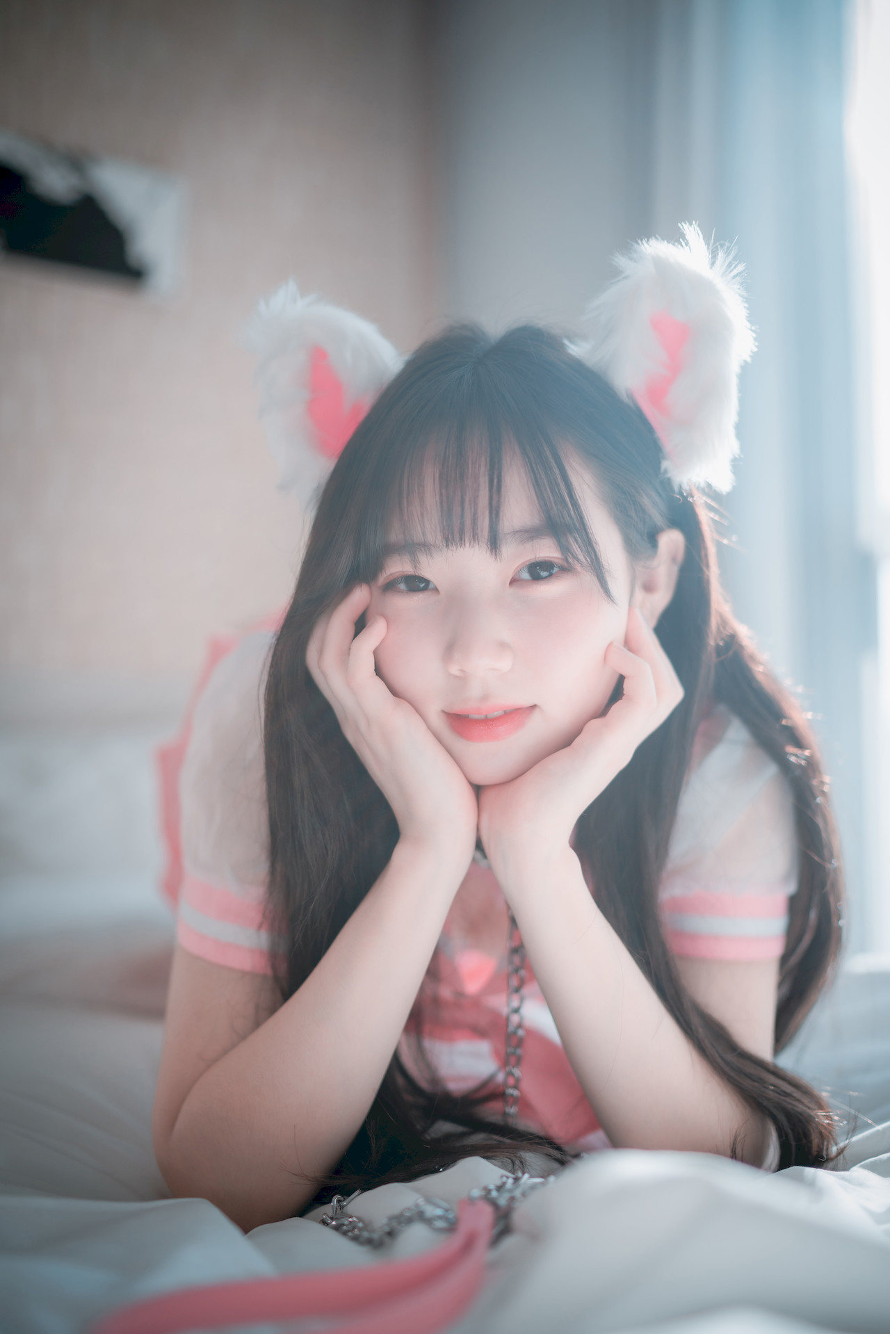 Myua 뮤아, [DJAWA] Catgirl in Pink Set.01(26)