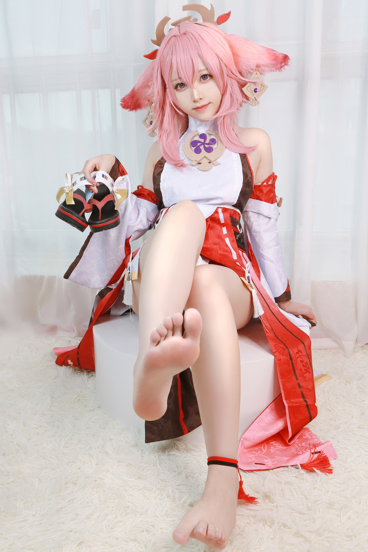 Cosplay Asagiriai愛ちゃん 原神 八重神子(6)