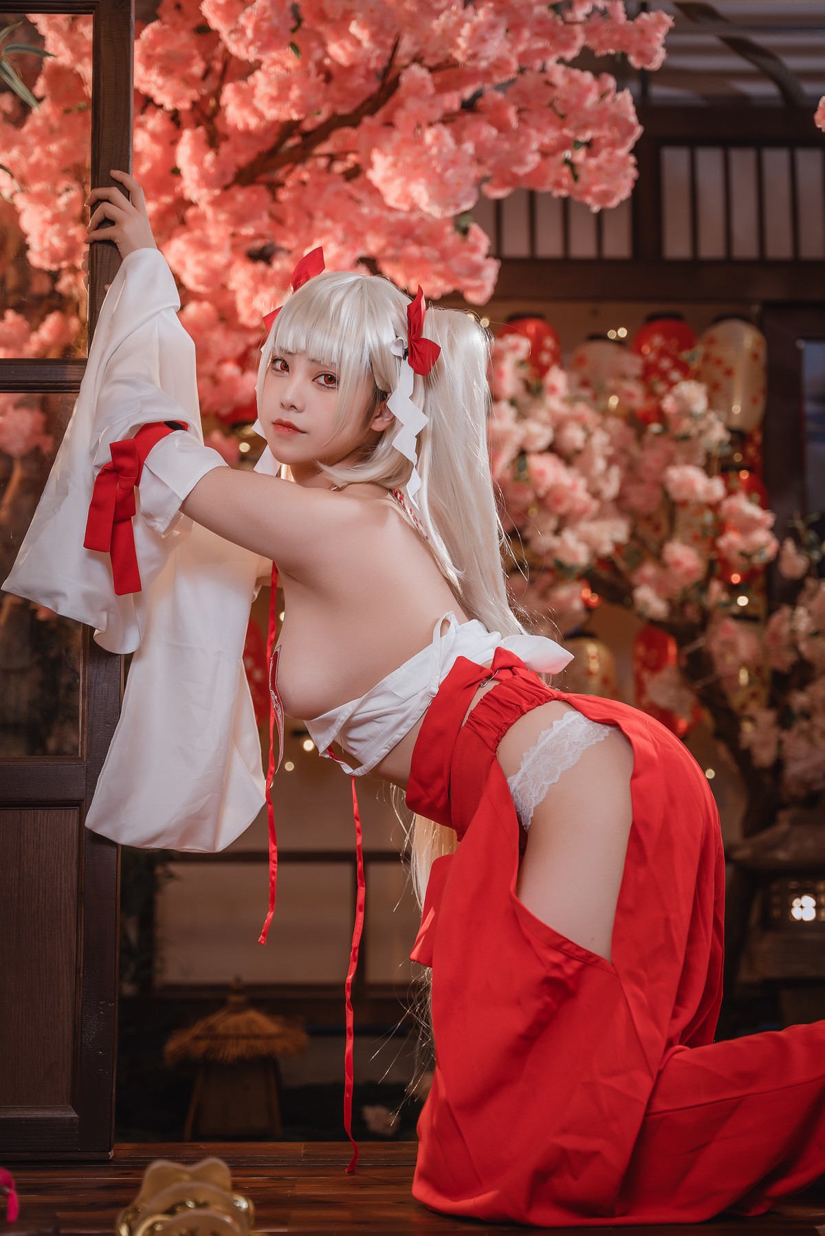 蜜汁猫裘 Cosplay 可畏巫女(19)