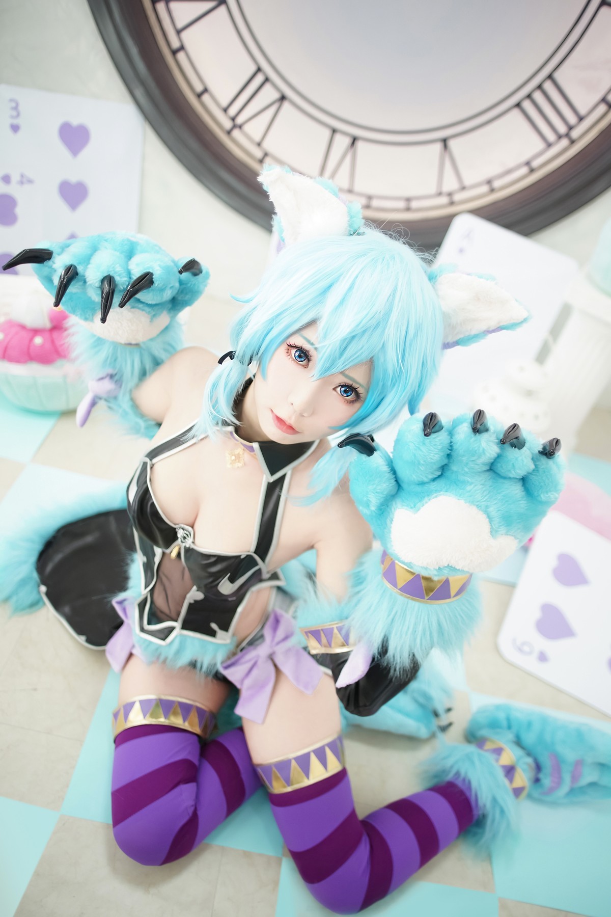 Cosplay ElyEE子 诗乃扑克猫(13)