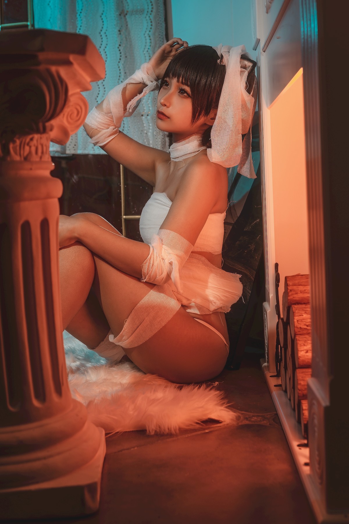 蠢沫沫 Cosplay 绷带猫(19)