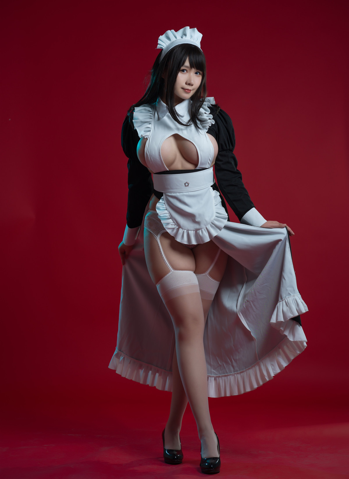 Cosplay 麻花麻花酱 女仆系列(58)